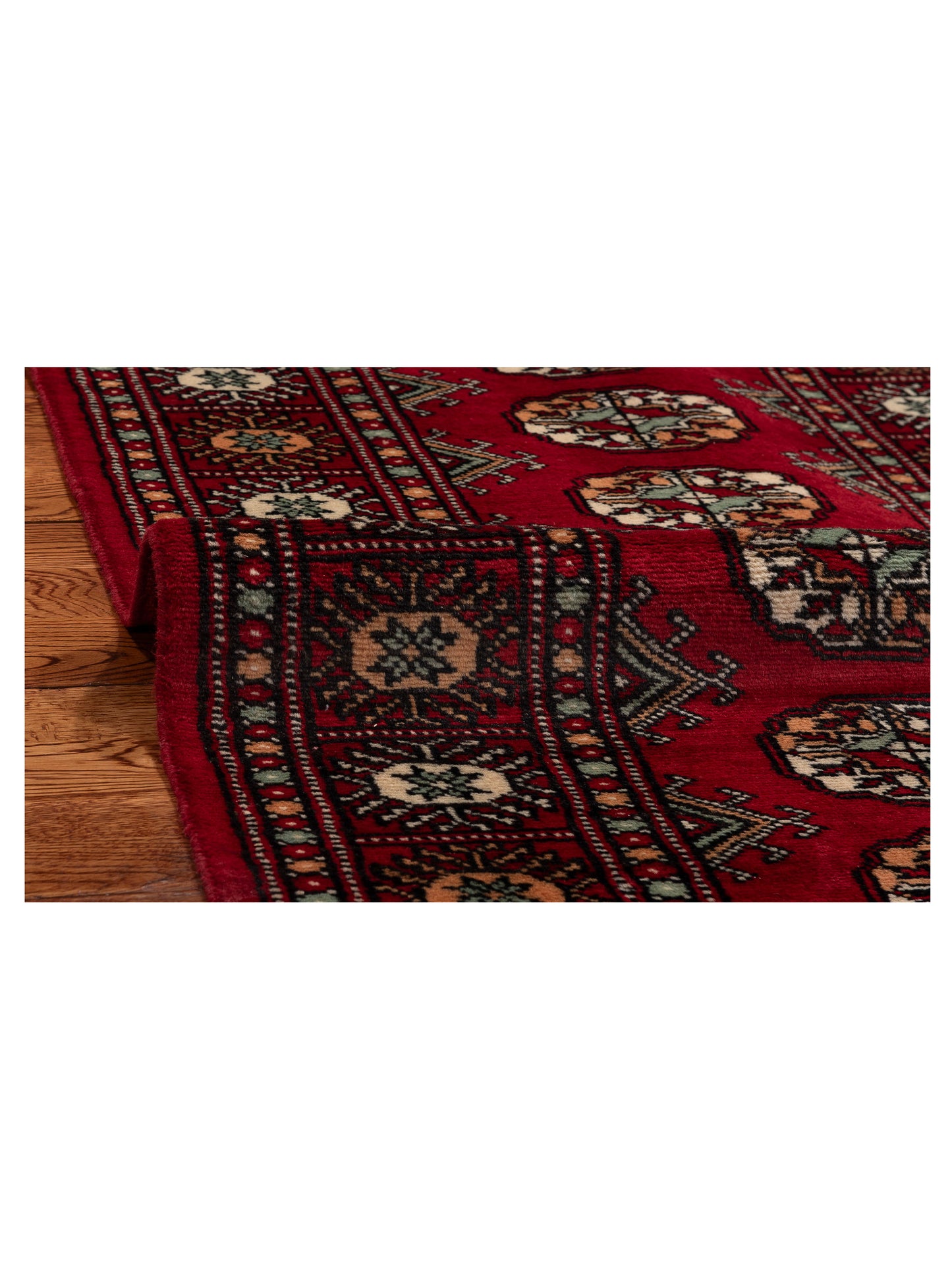Bokhara 153405 Red Red 2.7x10.1 Hand Knotted Rug