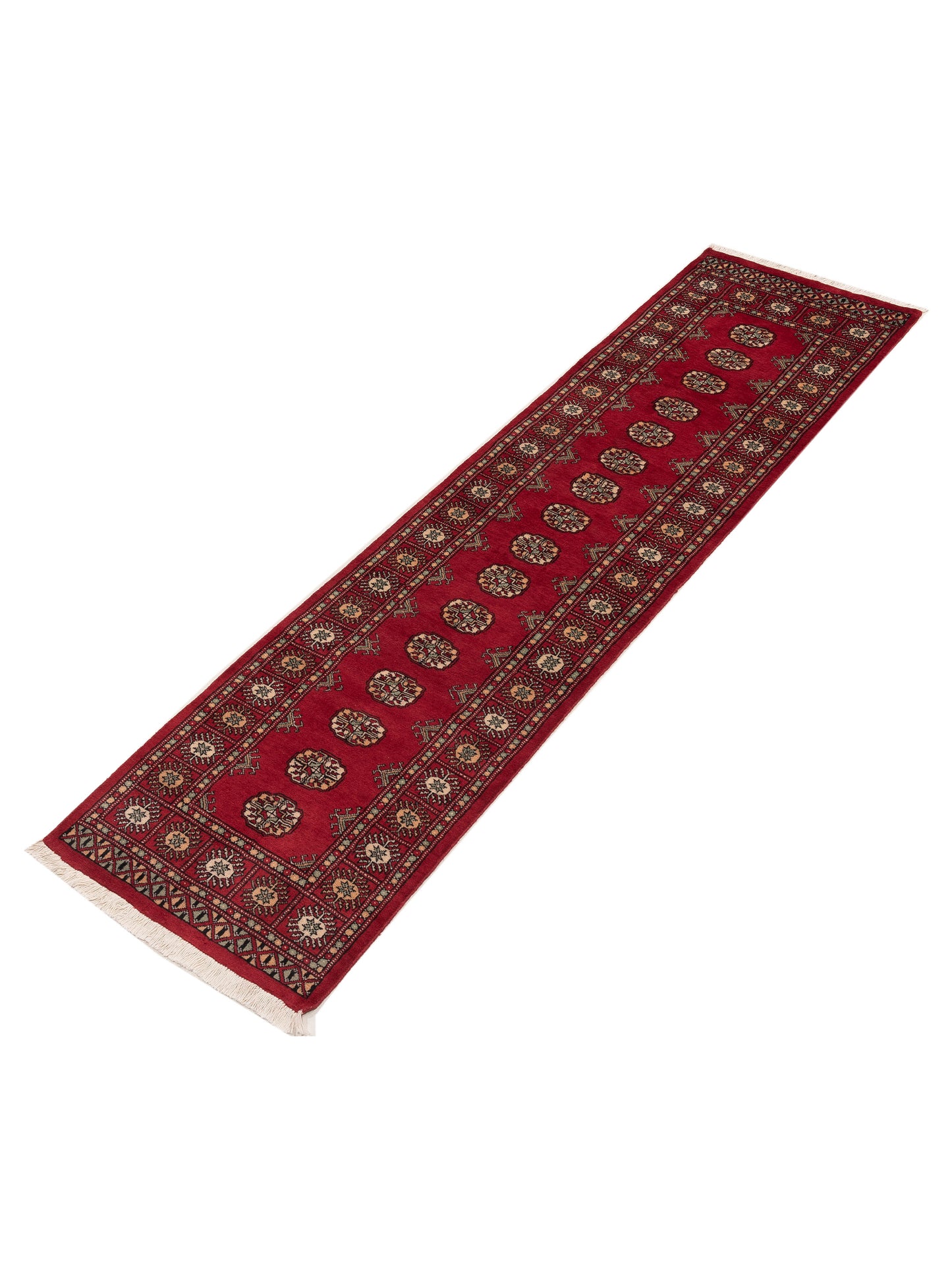 Bokhara 153406 Red Red 2.7x9.11 Hand Knotted Rug
