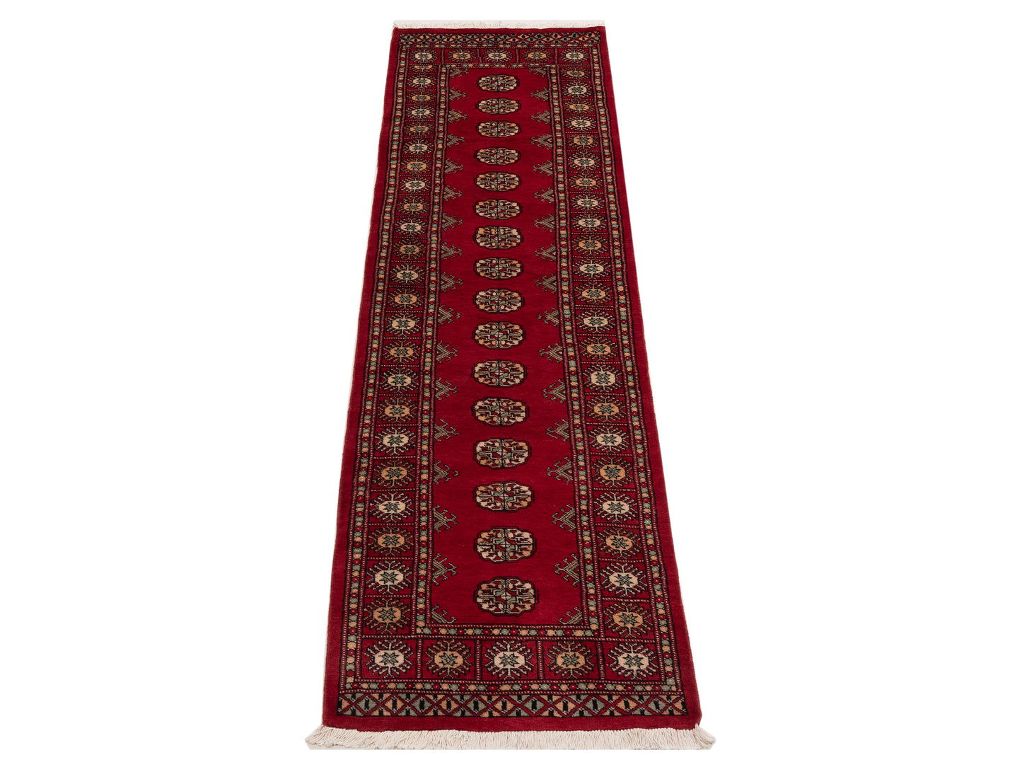 Bokhara 153406 Red Red 2.7x9.11 Hand Knotted Rug