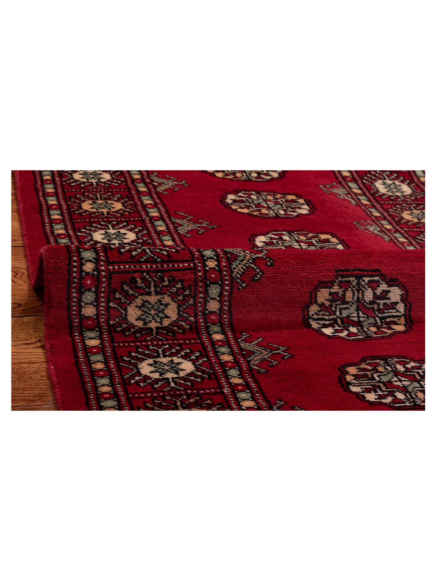 Bokhara 153406 Red Red 2.7x9.11 Hand Knotted Rug