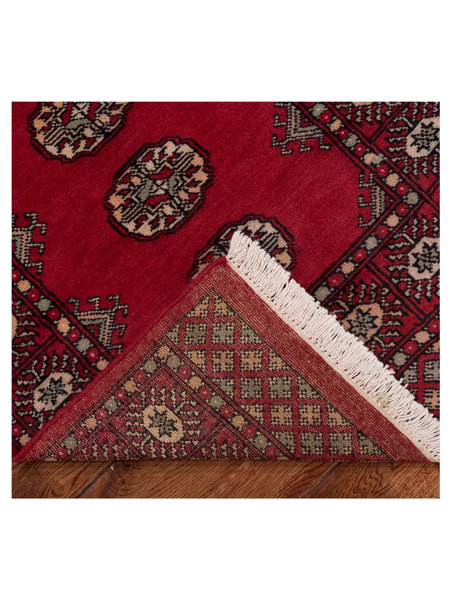 Bokhara 153409 Red Red 2.7x10.2 Hand Knotted Rug