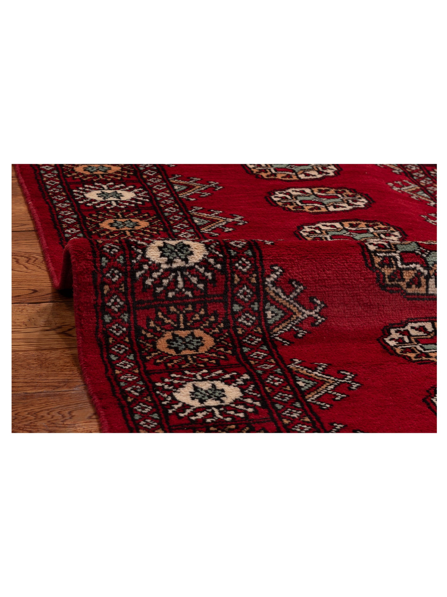 Bokhara 153415 Red Red 2.7x7.10 Hand Knotted Rug