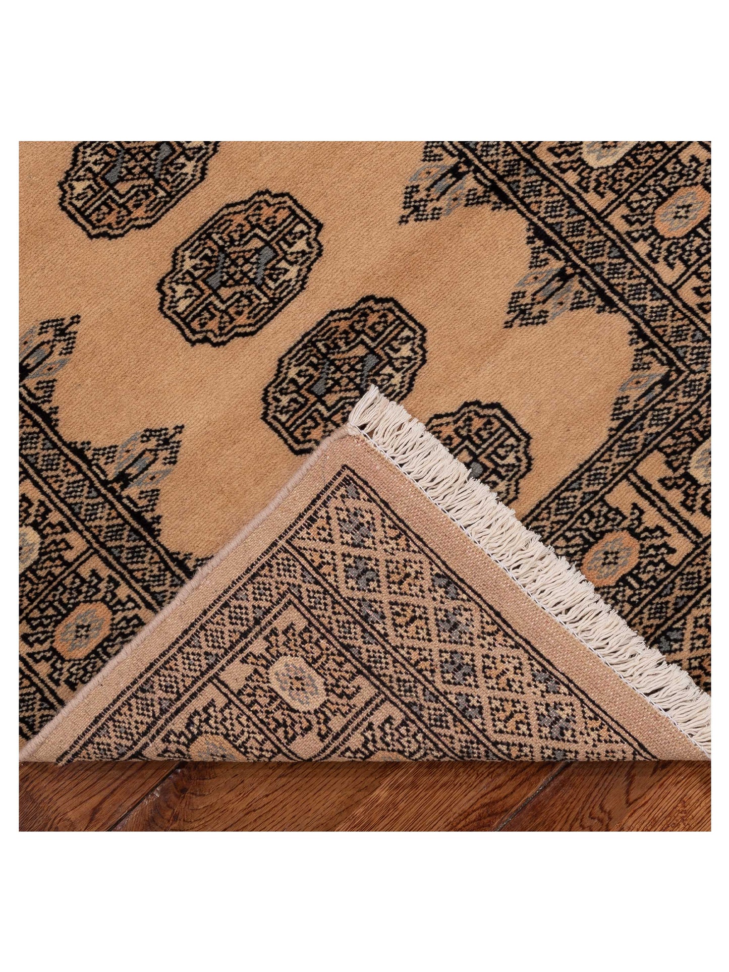 Bokhara 153424 Beige Beige 2.8x9.6 Hand Knotted Rug