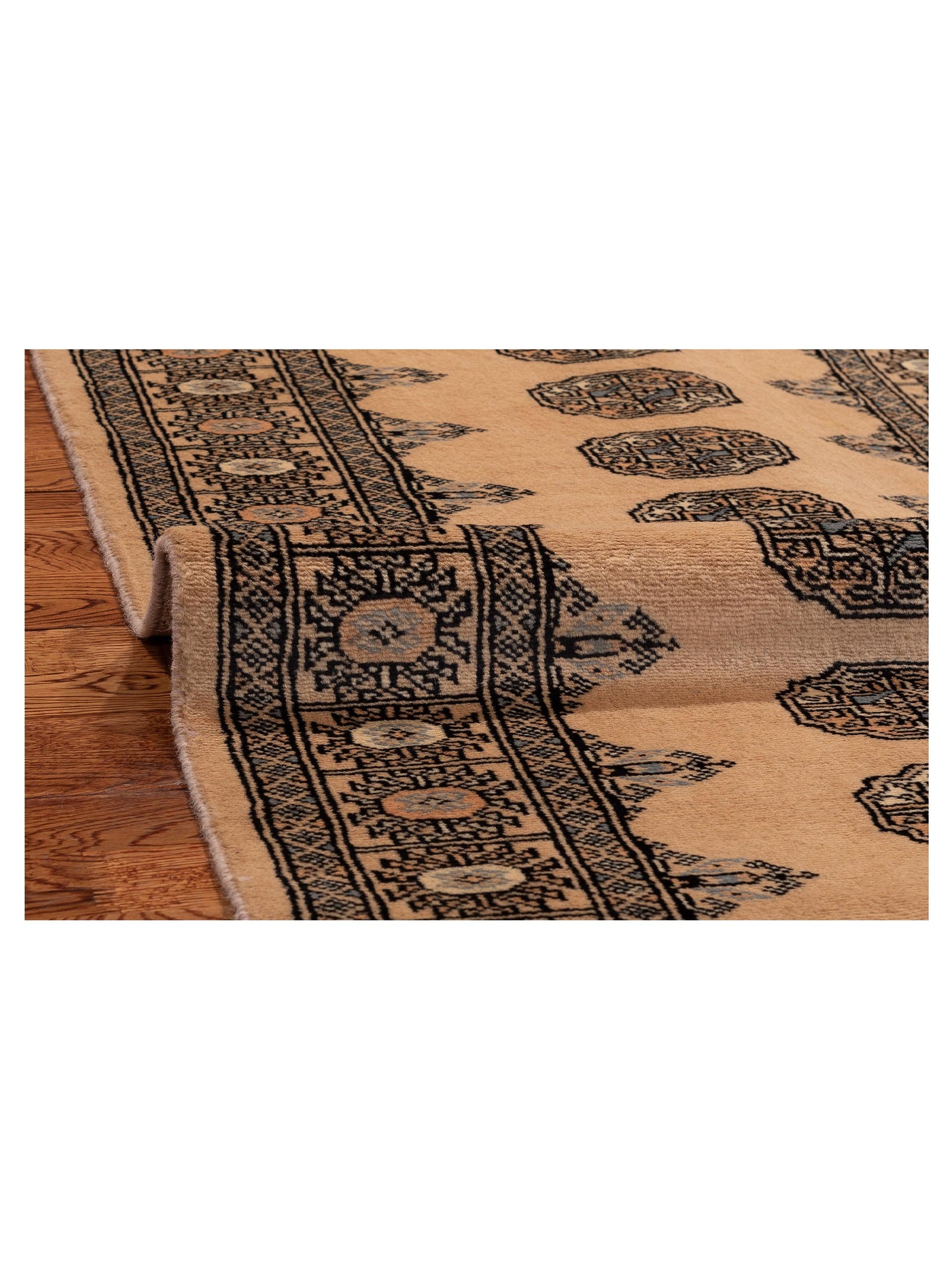 Bokhara 153424 Beige Beige 2.8x9.6 Hand Knotted Rug