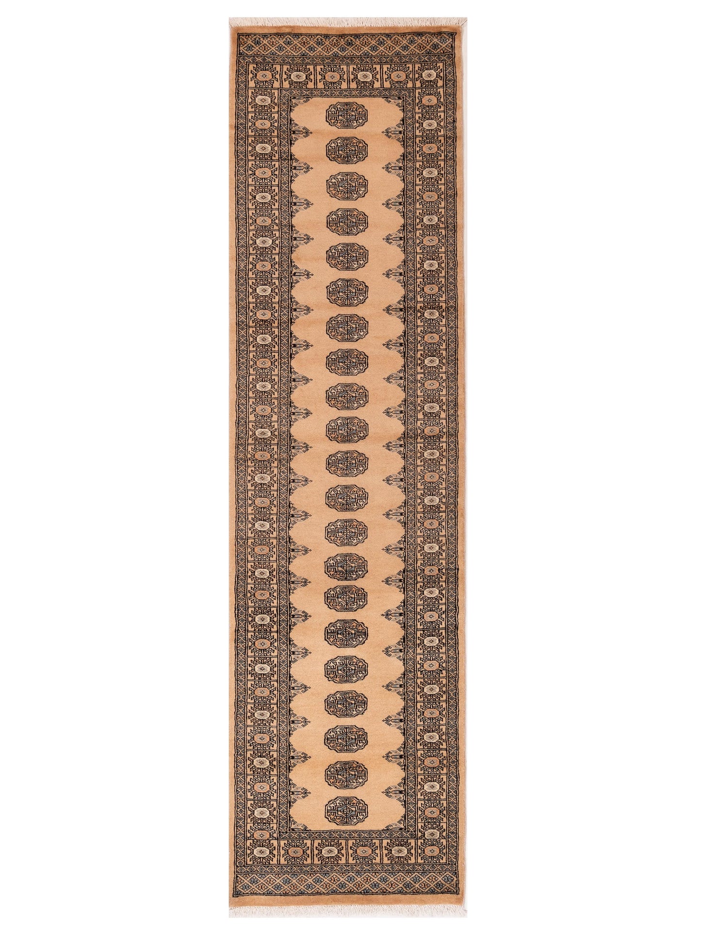 Nomad Bokhara Beige Beige Traditional
