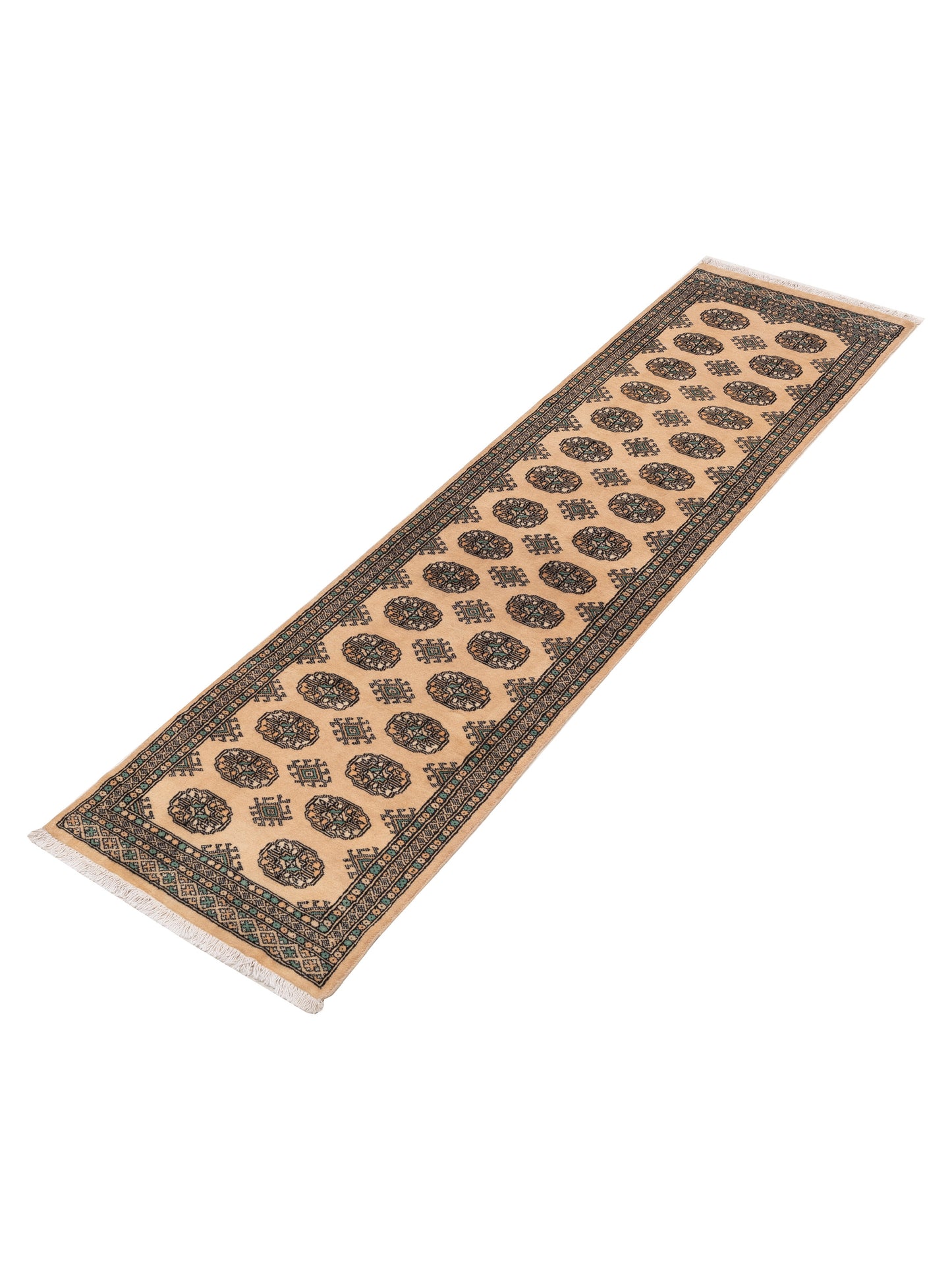 Bokhara 153425 Beige Beige 2.7x9.11 Hand Knotted Rug