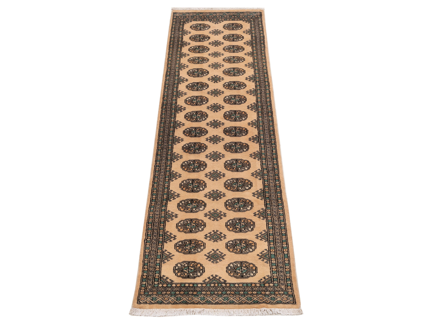 Bokhara 153425 Beige Beige 2.7x9.11 Hand Knotted Rug