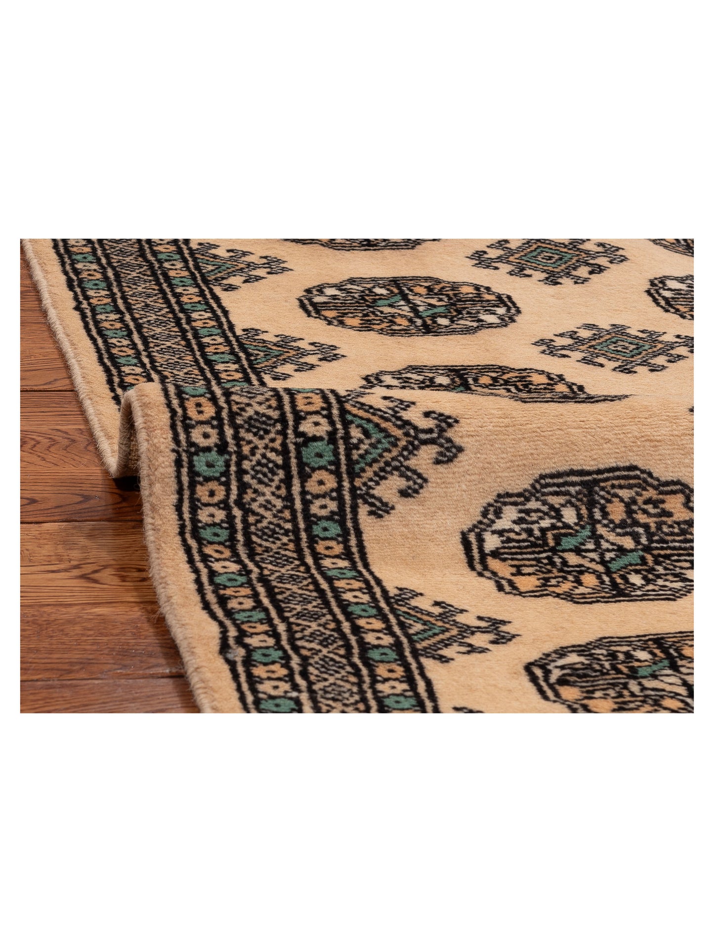 Bokhara 153425 Beige Beige 2.7x9.11 Hand Knotted Rug