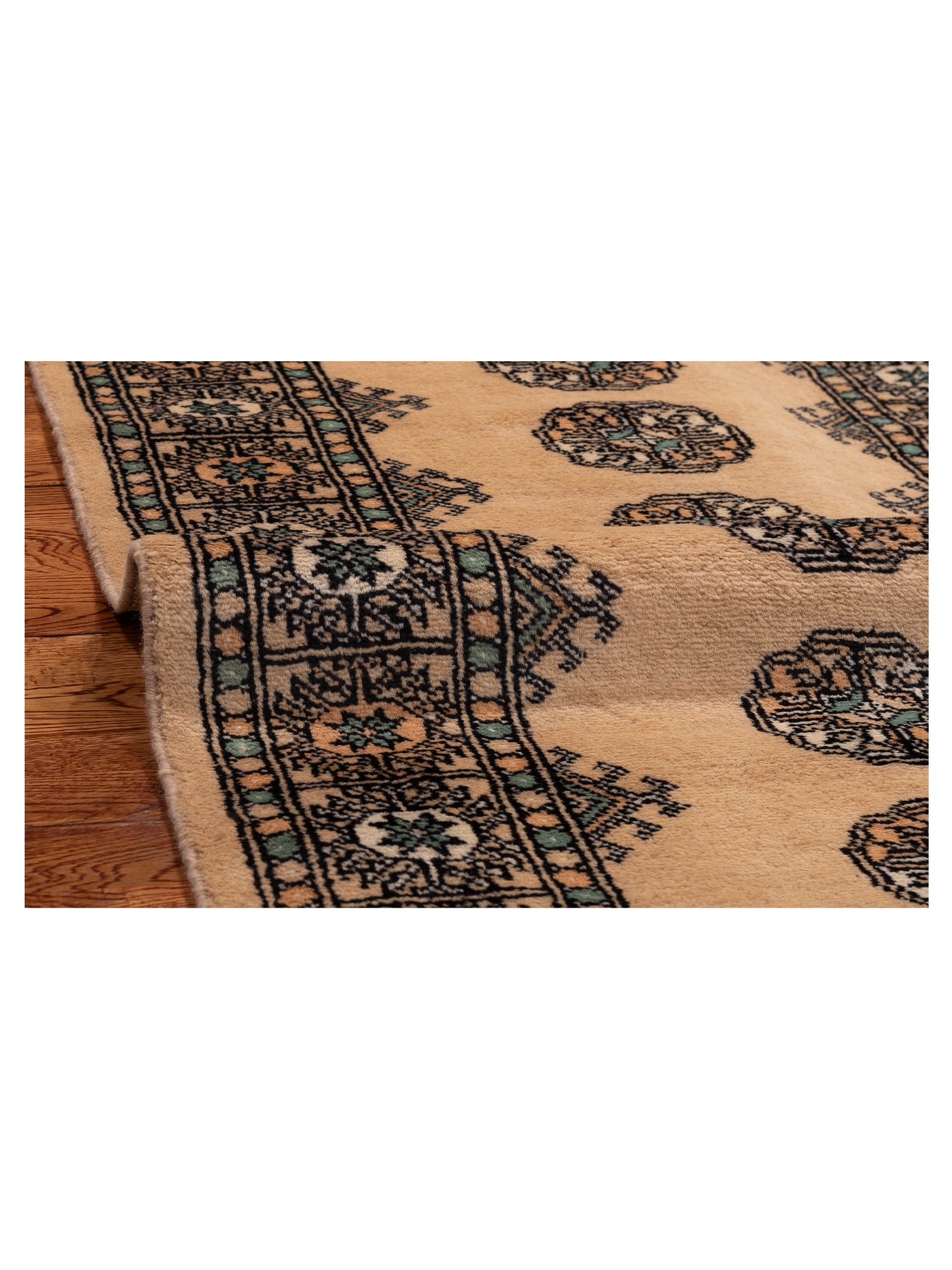Bokhara 153426 Beige Beige 2.7x9.11 Hand Knotted Rug