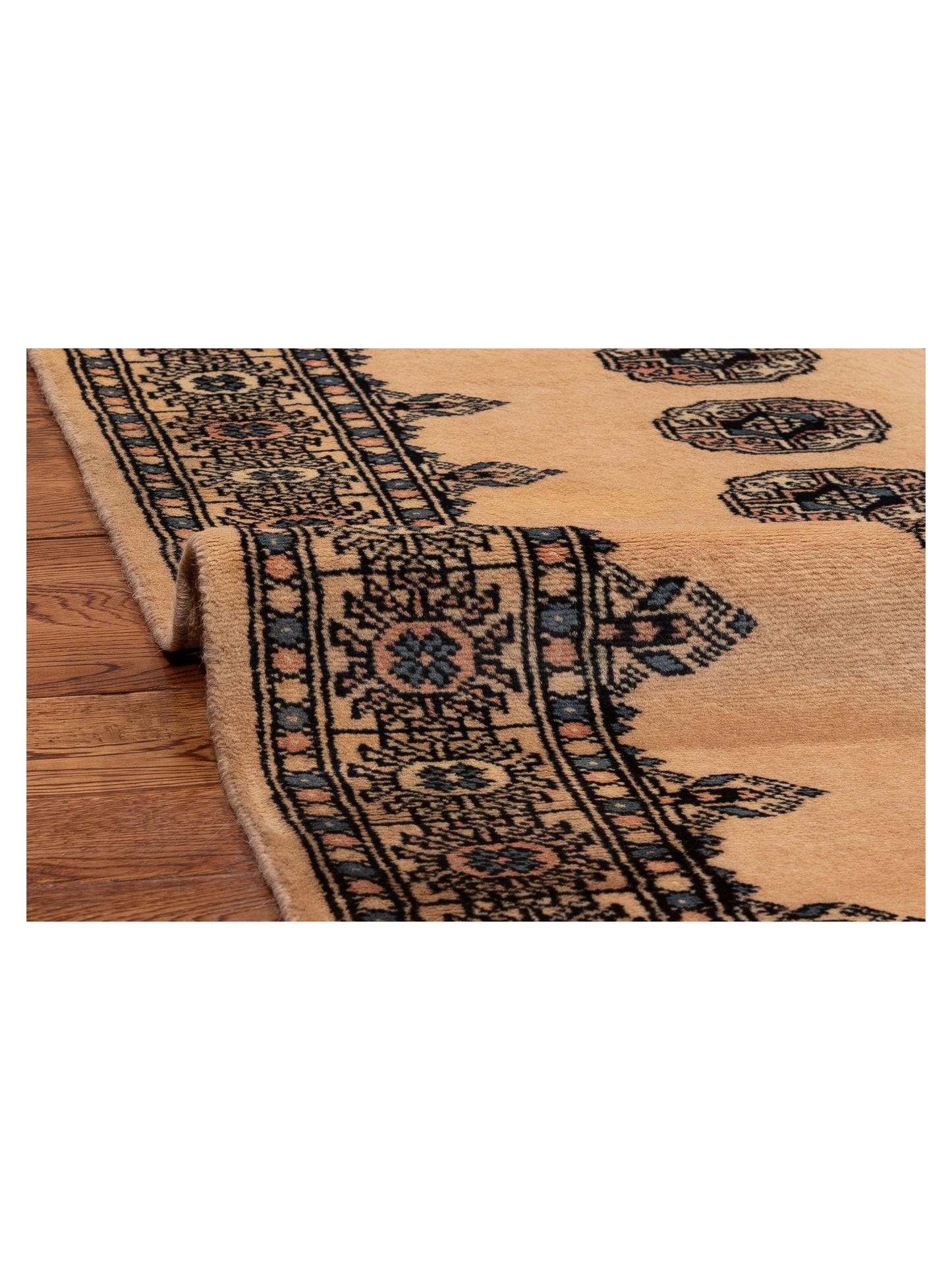 Bokhara 153430 Beige Beige 2.7x11.4 Hand Knotted Rug