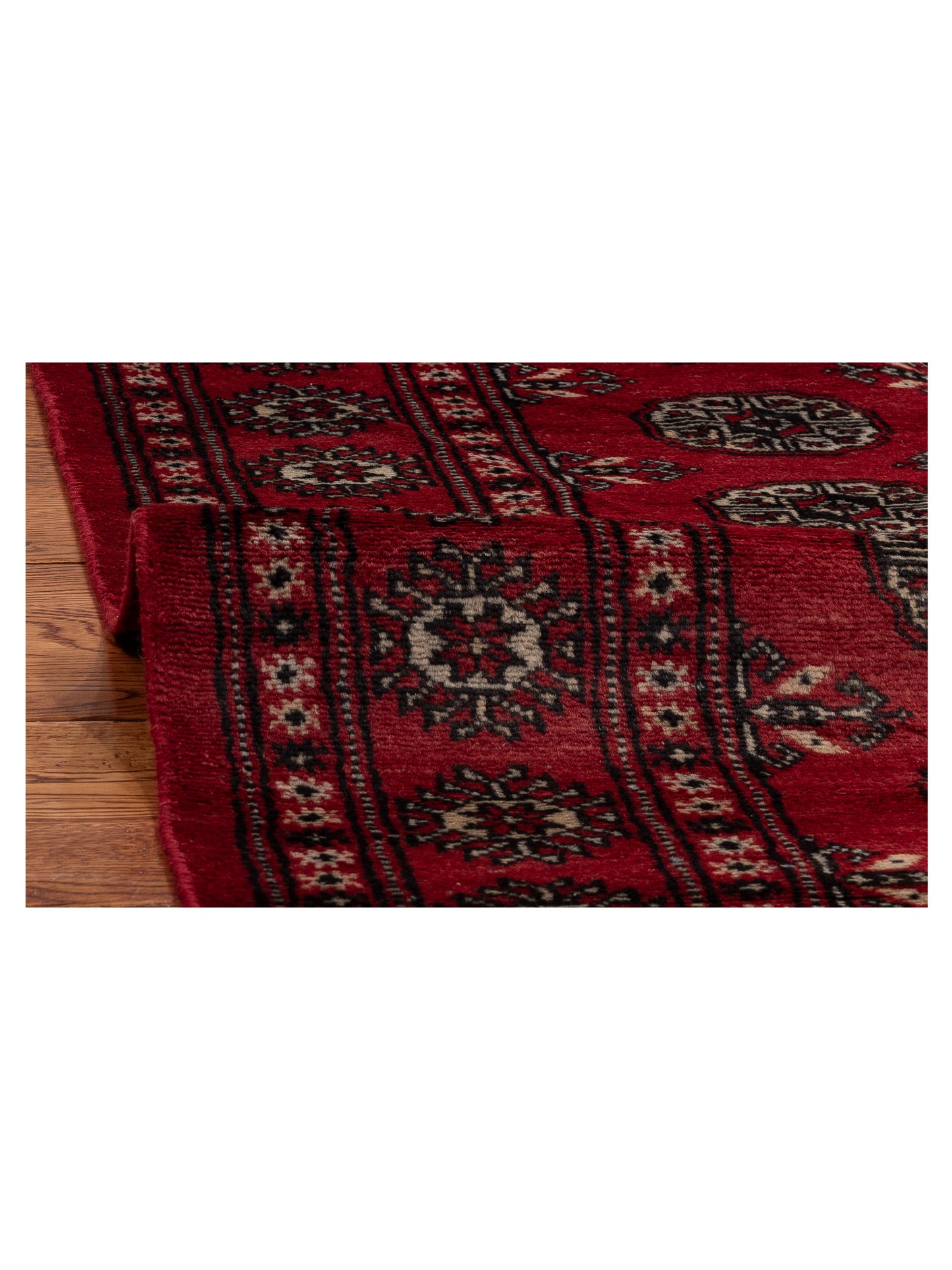 Bokhara 153432 Red Red 2.7x14.5 Hand Knotted Rug