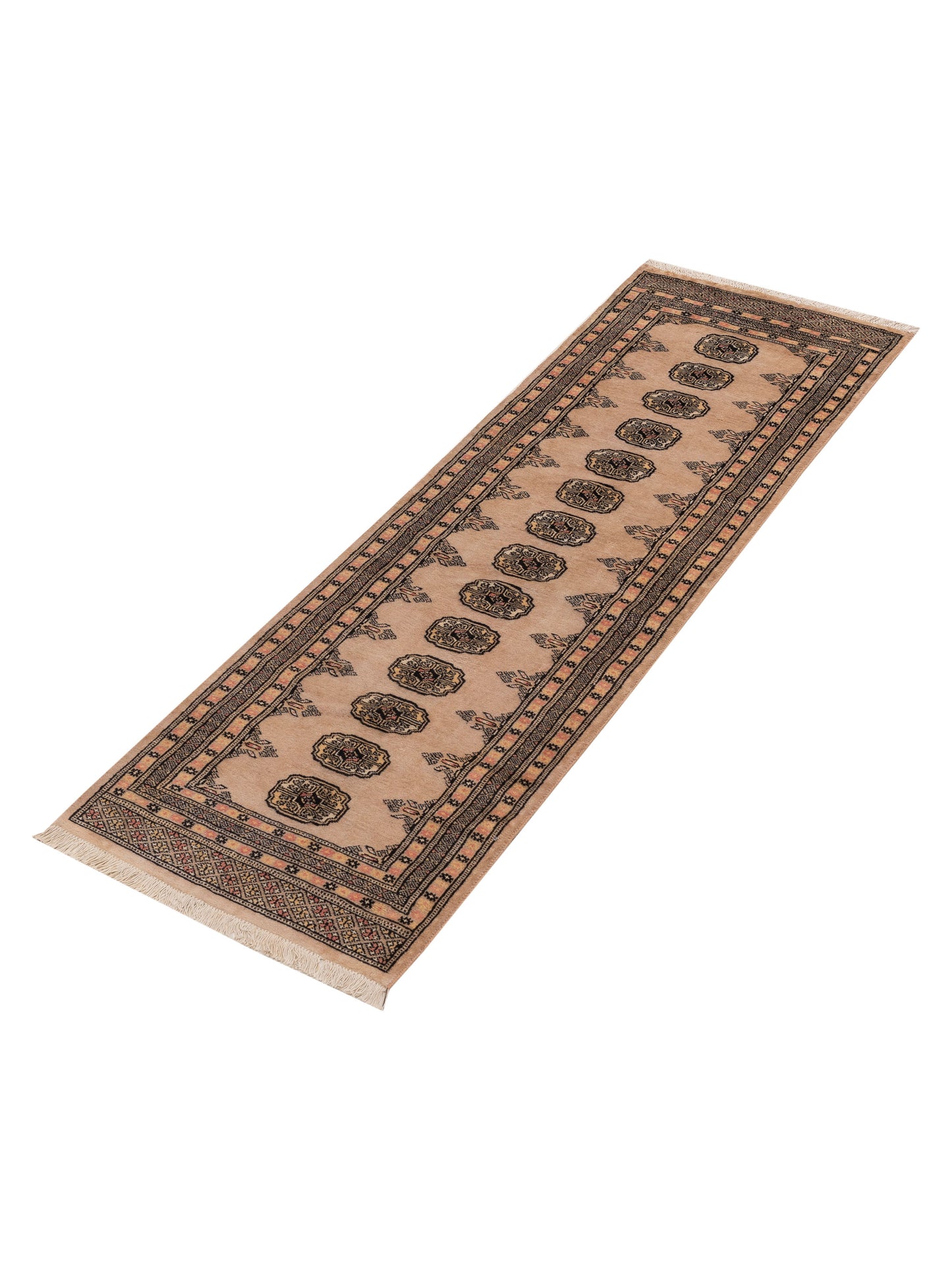 Bokhara 153440 Beige Beige 2.7x7.11 Hand Knotted Rug