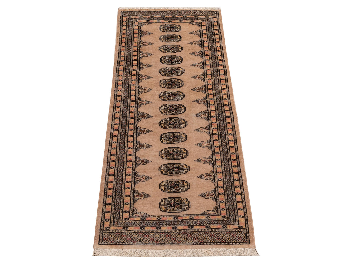 Bokhara 153440 Beige Beige 2.7x7.11 Hand Knotted Rug