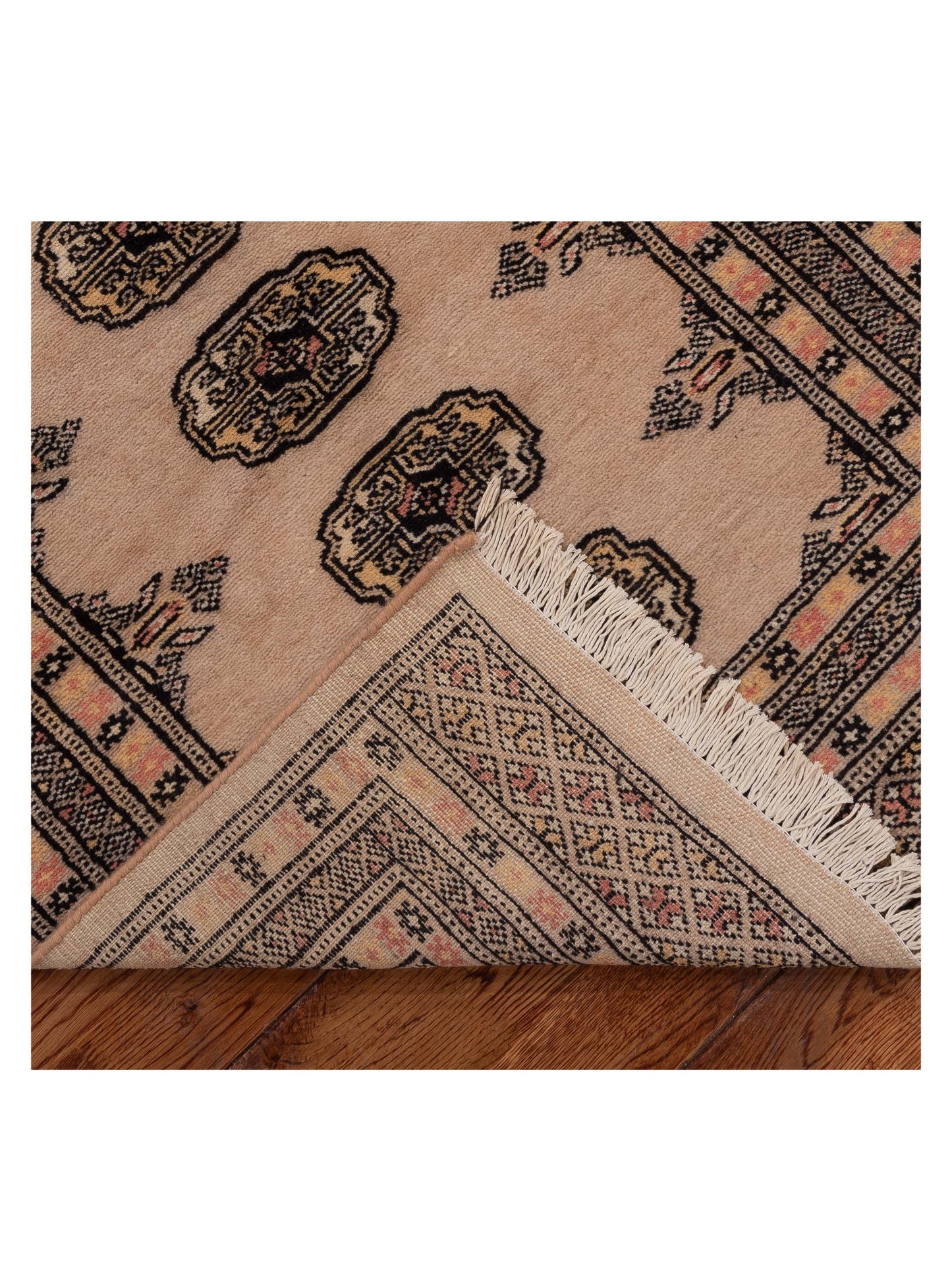 Bokhara 153440 Beige Beige 2.7x7.11 Hand Knotted Rug