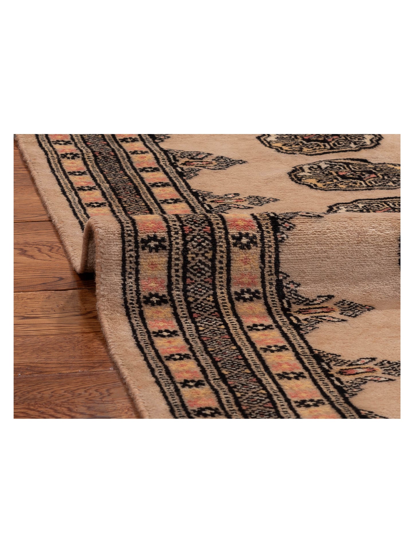 Bokhara 153440 Beige Beige 2.7x7.11 Hand Knotted Rug
