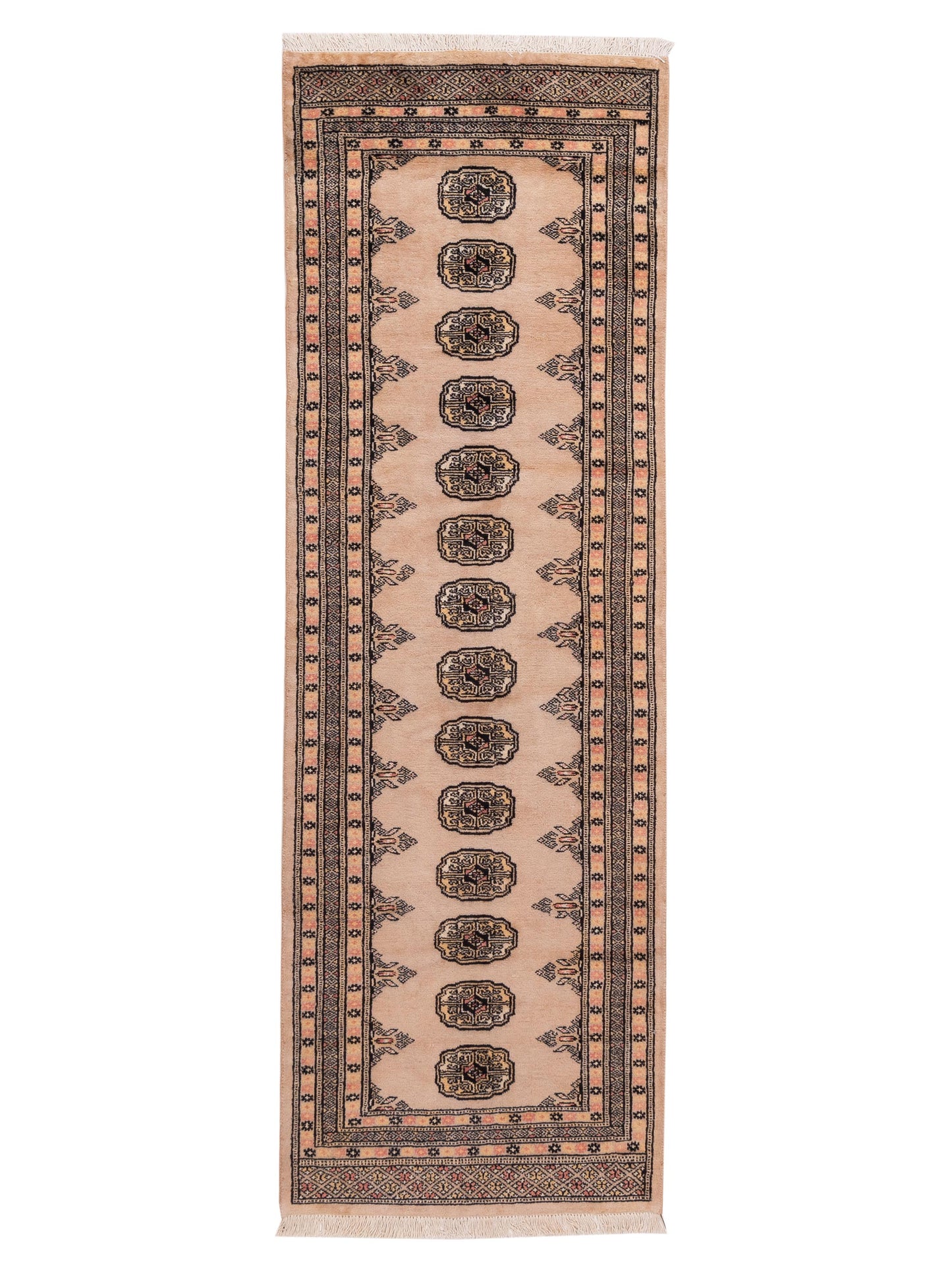 Nomad Bokhara Beige Beige Traditional