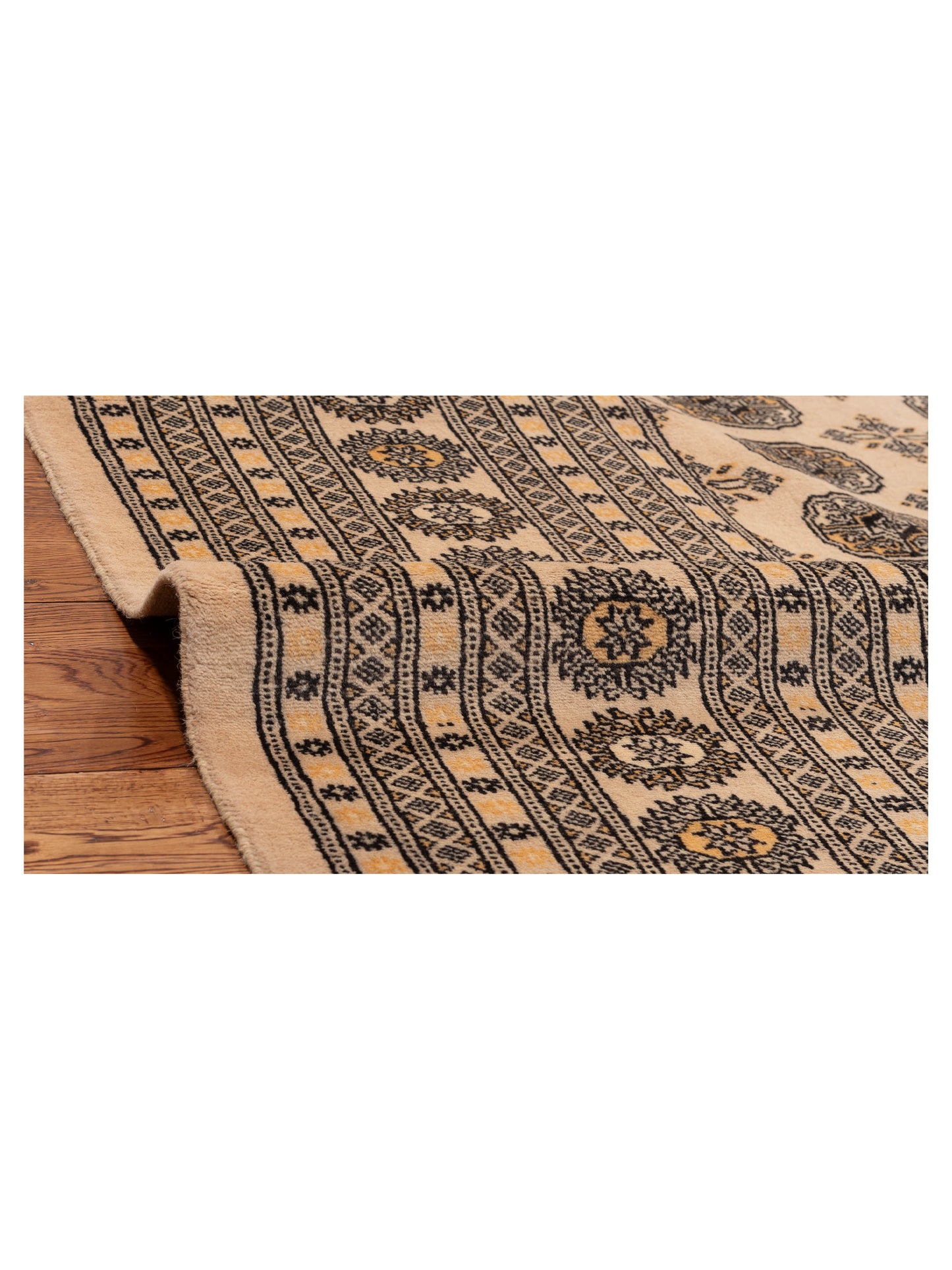 Bokhara 153454 Beige Beige 8.4x11 Hand Knotted Rug