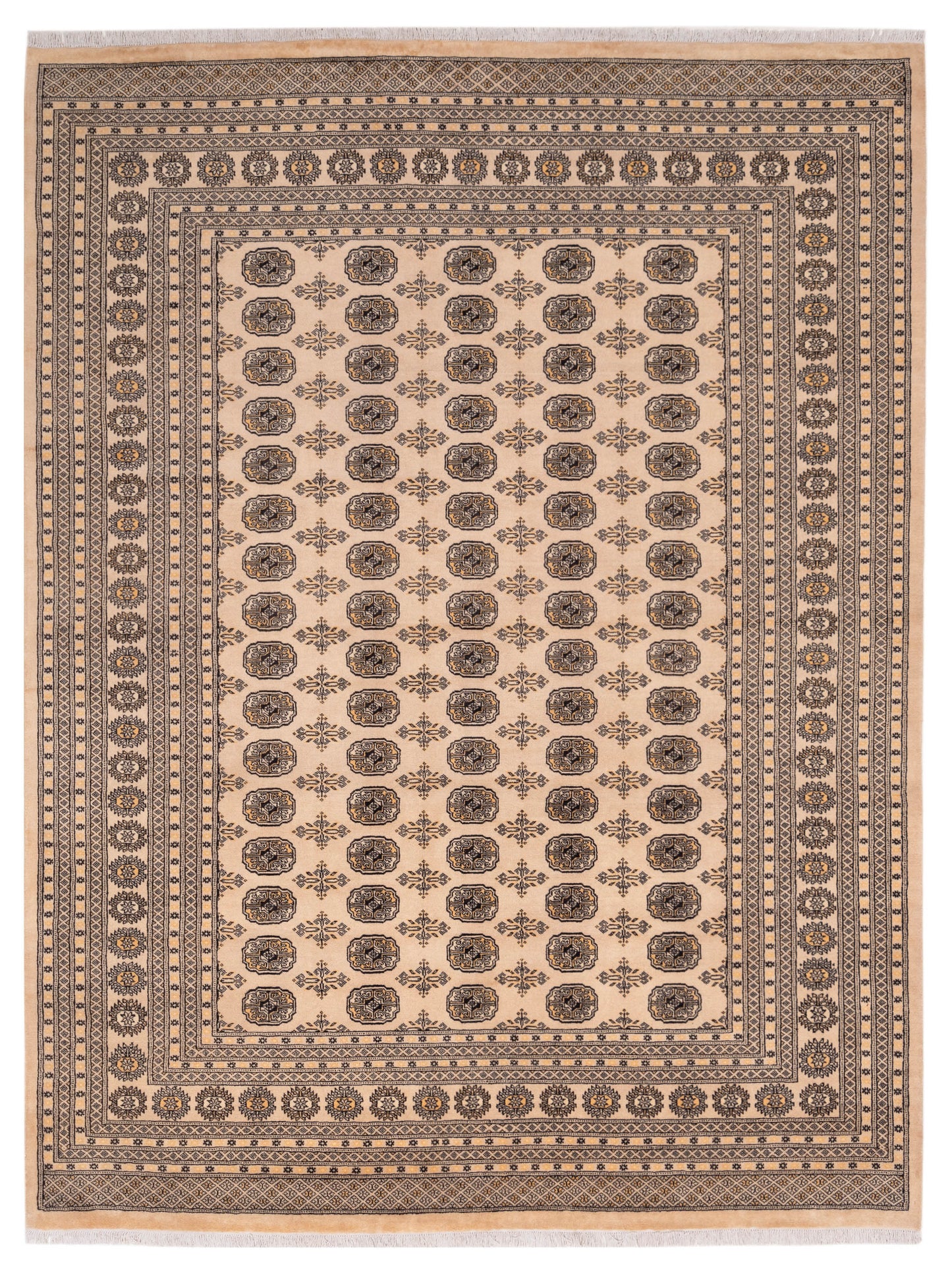 Nomad Bokhara Beige Beige Traditional