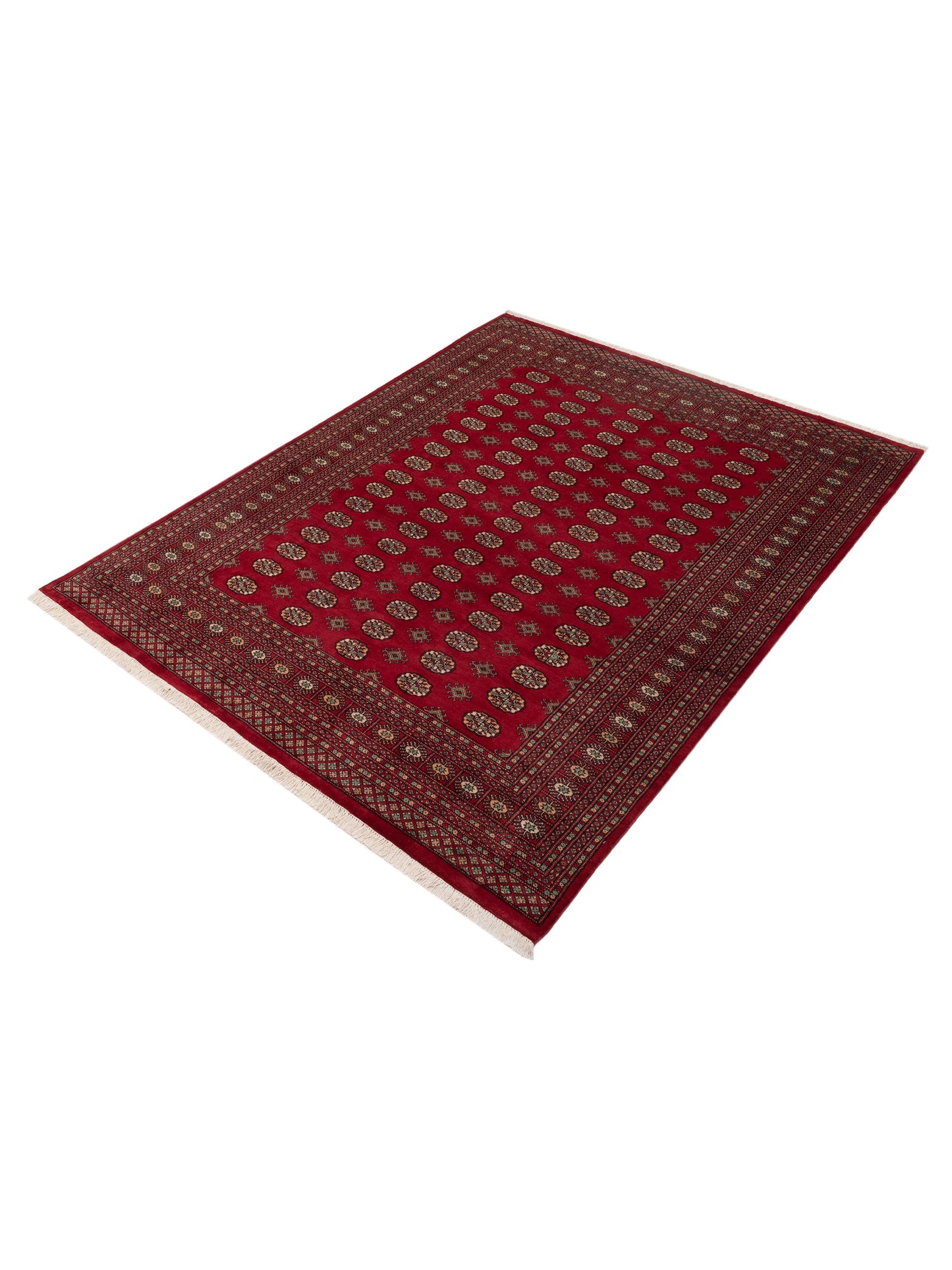 Bokhara 153458 Red Red 8.2x10.2 Hand Knotted Rug