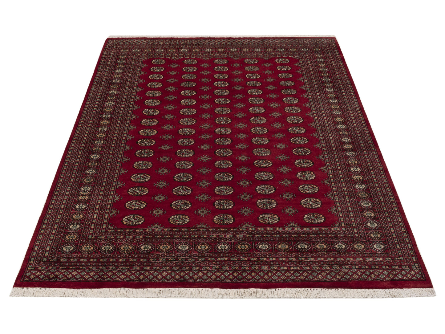 Bokhara 153458 Red Red 8.2x10.2 Hand Knotted Rug