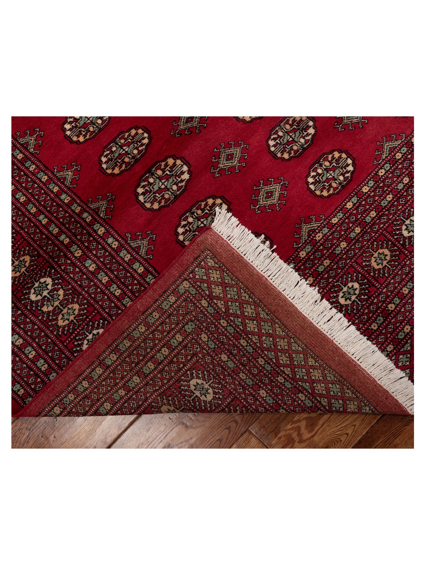 Bokhara 153458 Red Red 8.2x10.2 Hand Knotted Rug