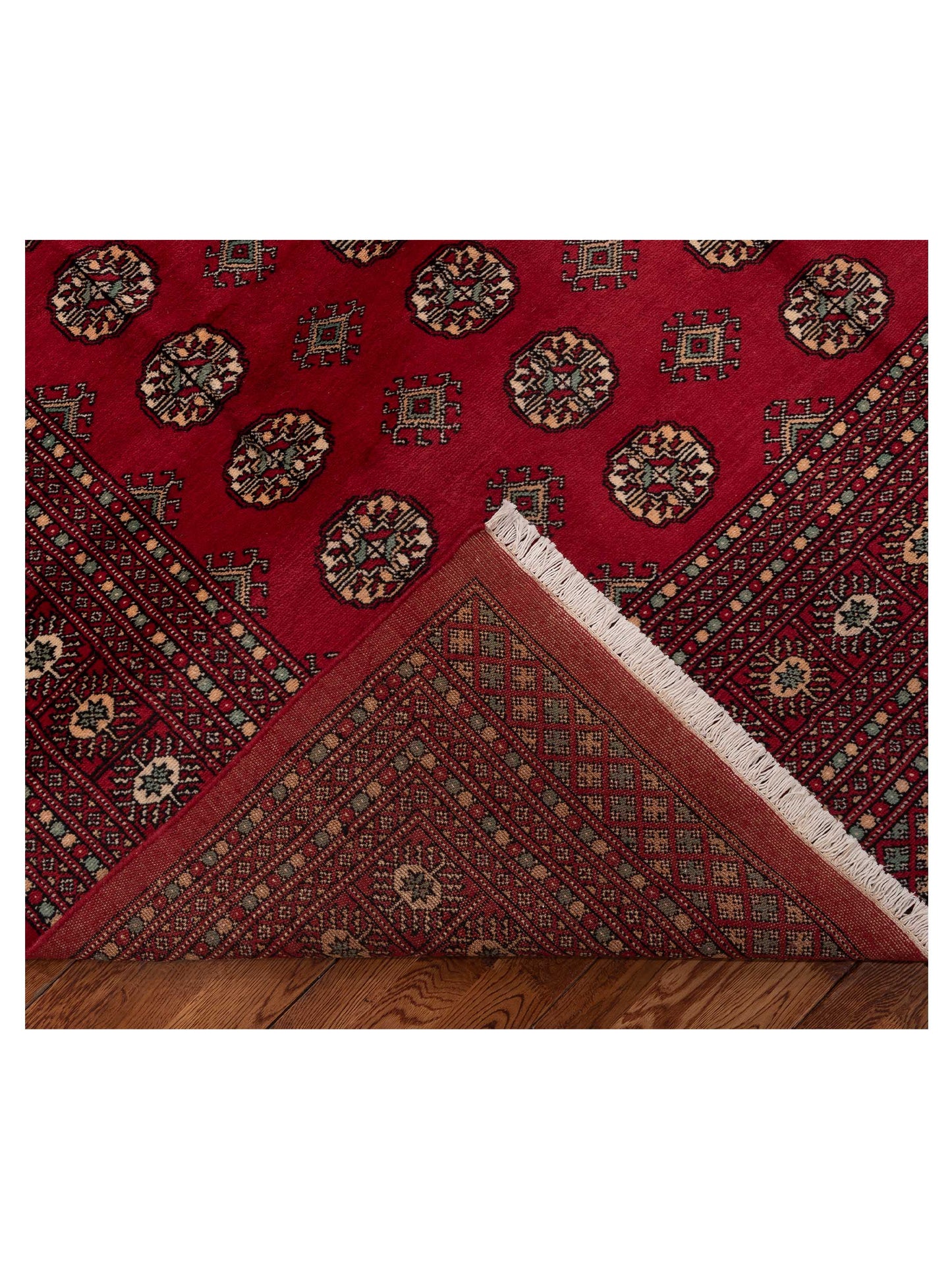 Bokhara 153459 Red Red 8.2x10.1 Hand Knotted Rug