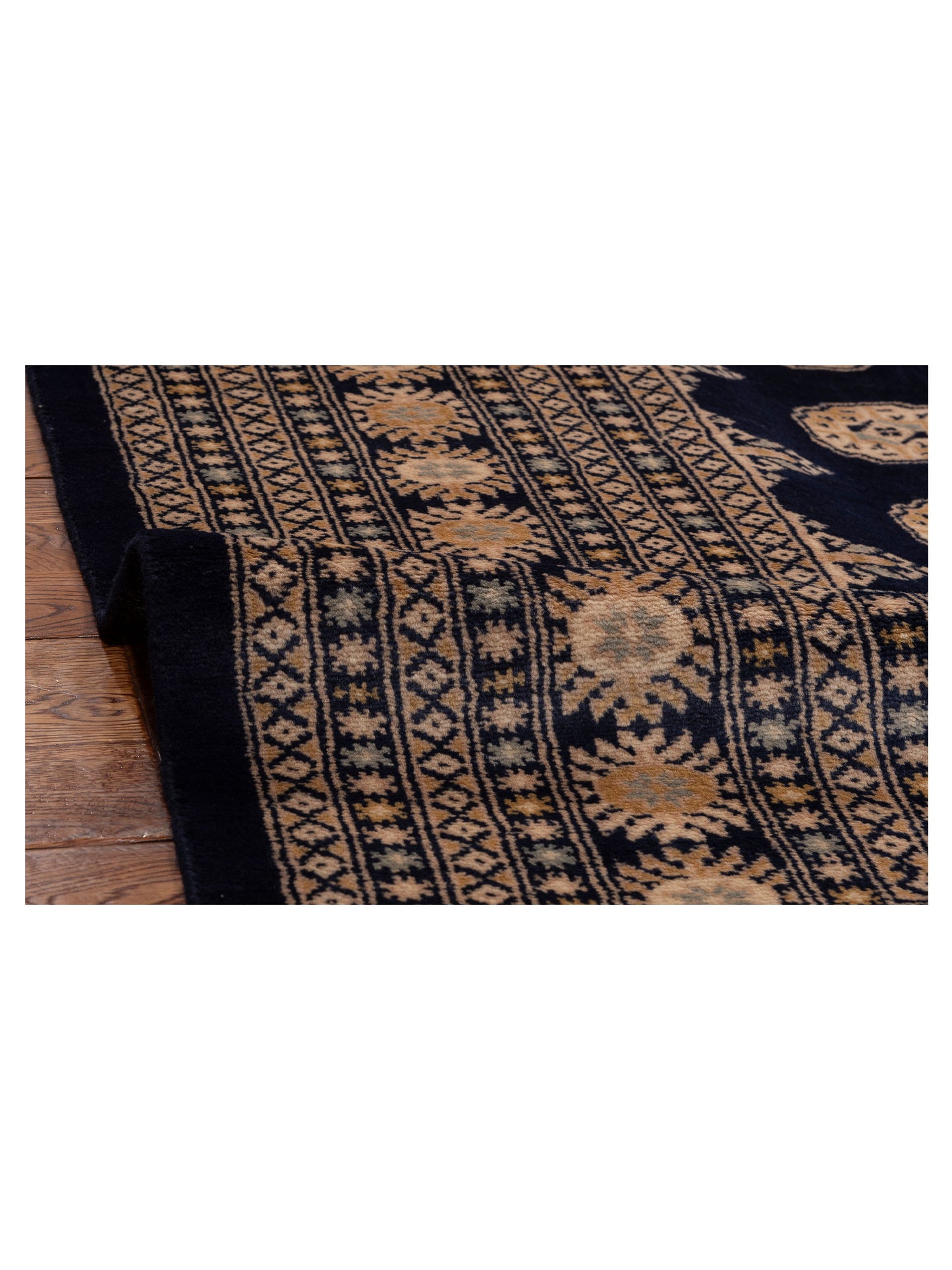 Bokhara 153465 Blue Blue 9.3x12.2 Hand Knotted Rug