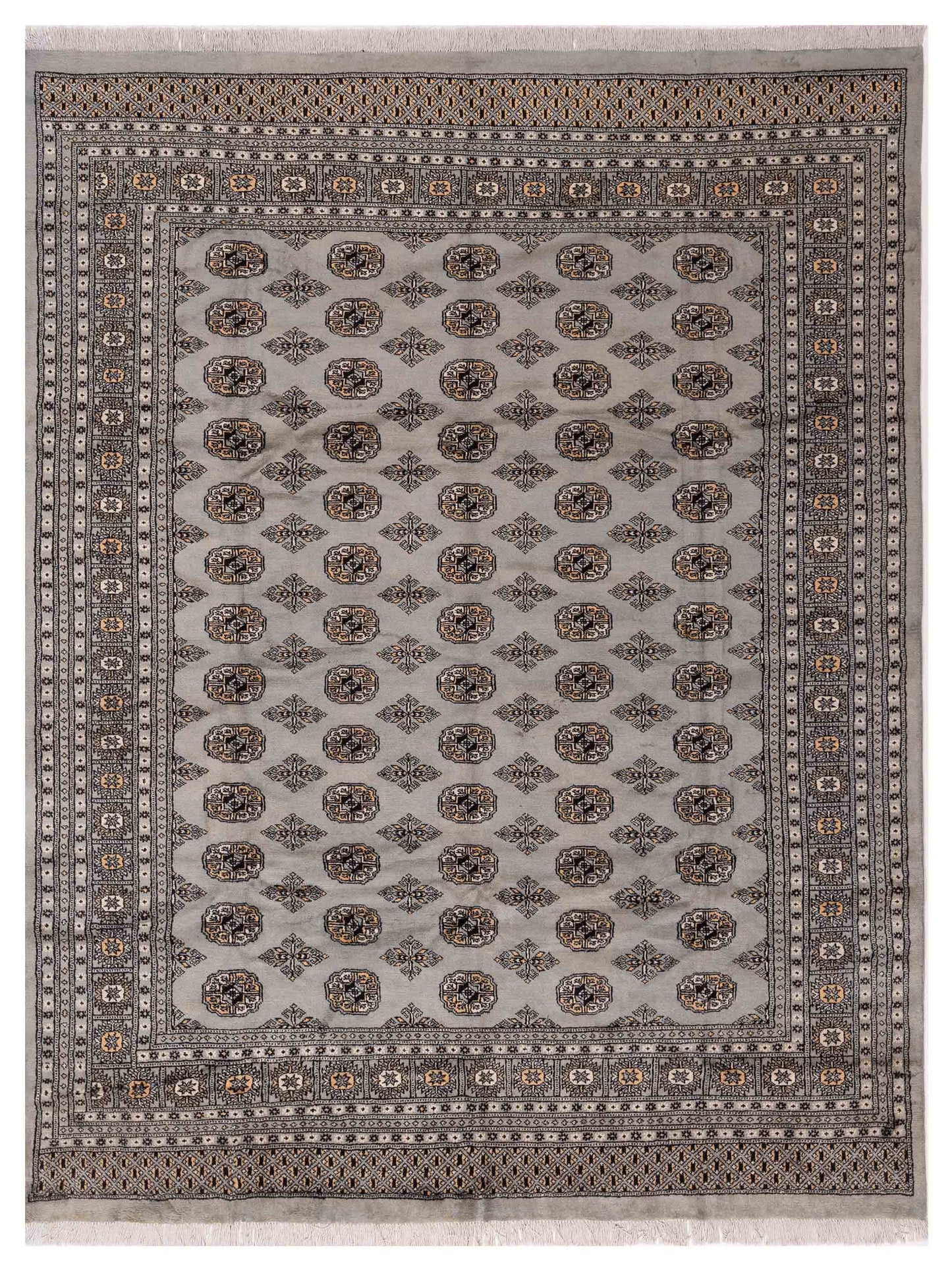 Nomad Bokhara Gray Gray Traditional