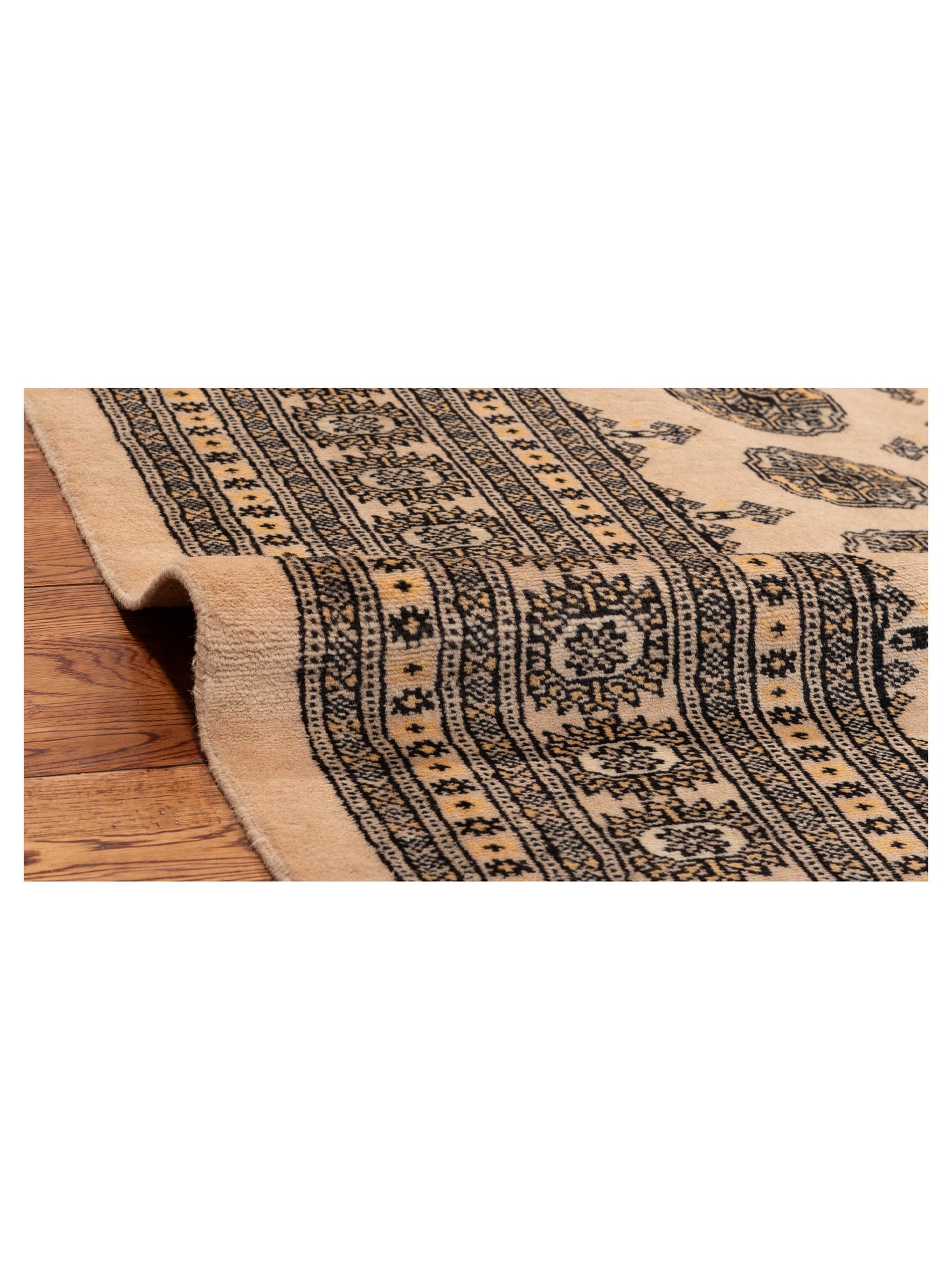 Bokhara 153468 Beige Beige 8.4x9.6 Hand Knotted Rug