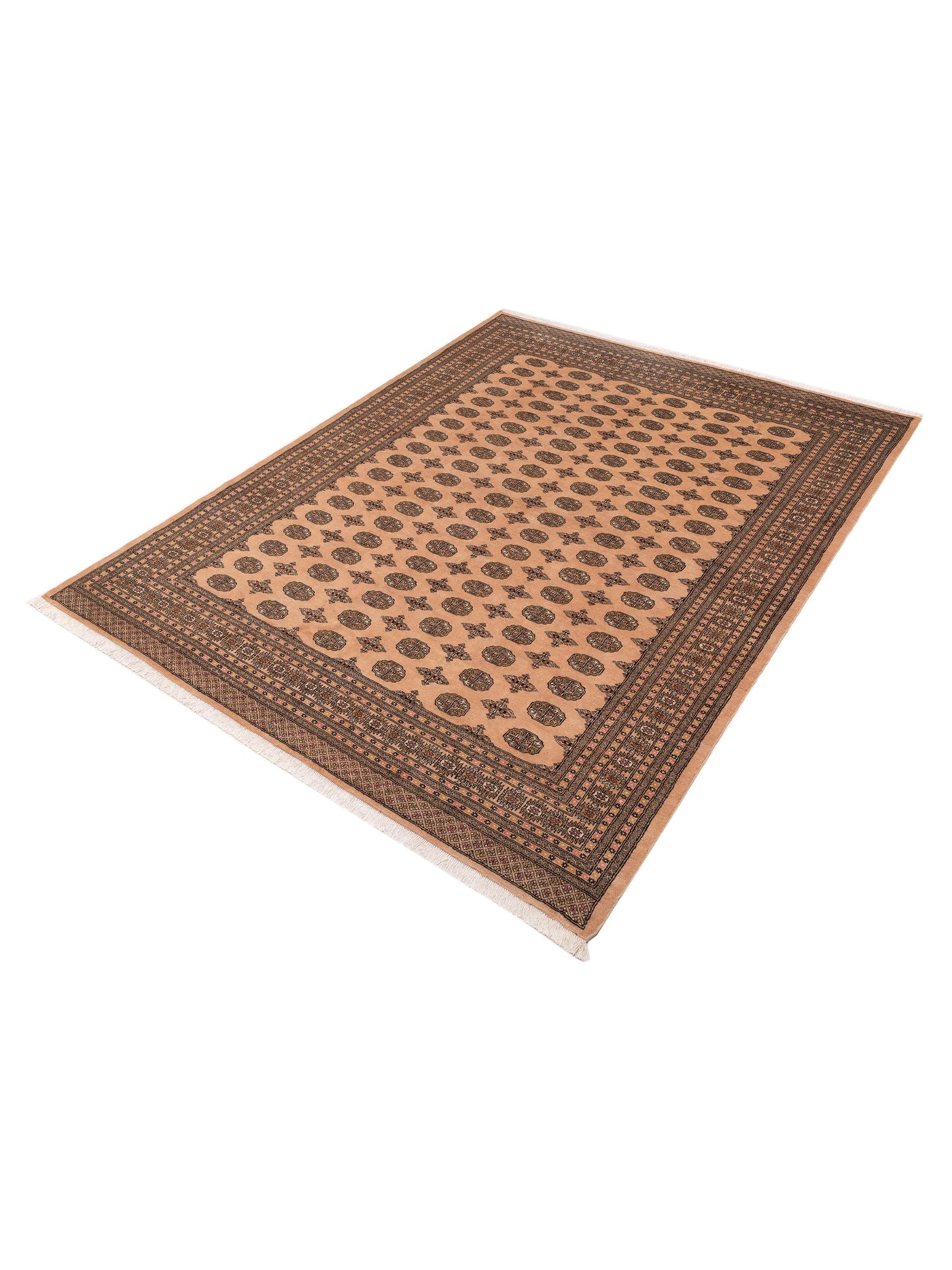 Bokhara 153469 Beige Beige 9.4x11.11 Hand Knotted Rug
