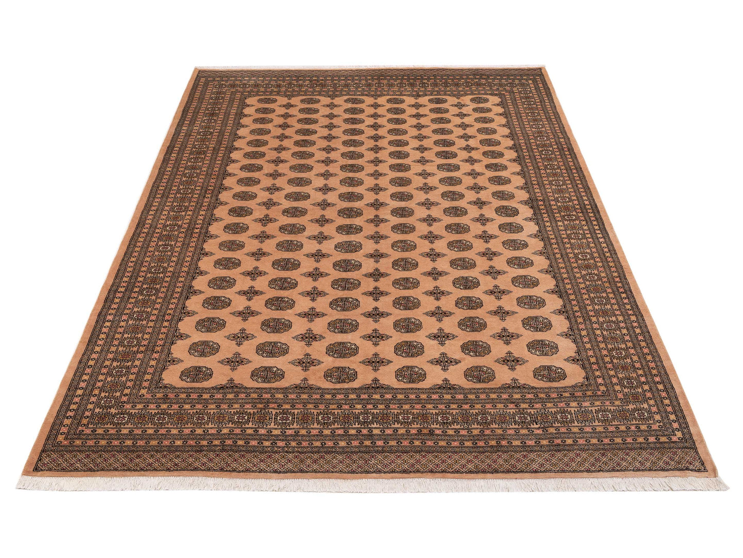 Bokhara 153469 Beige Beige 9.4x11.11 Hand Knotted Rug