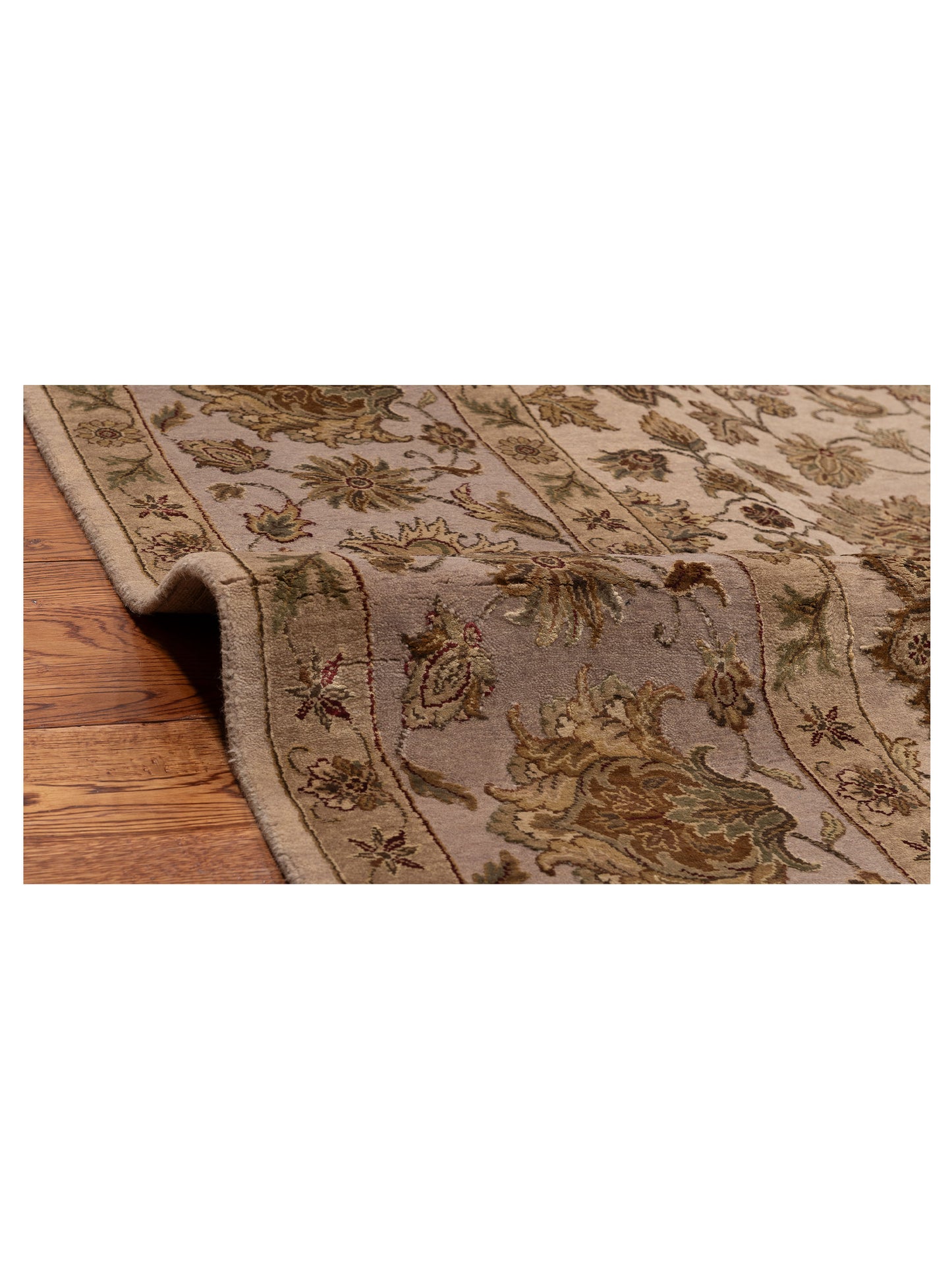 Imperial Silk 153482 Ivory Ivory 8x10 Hand Knotted Rug