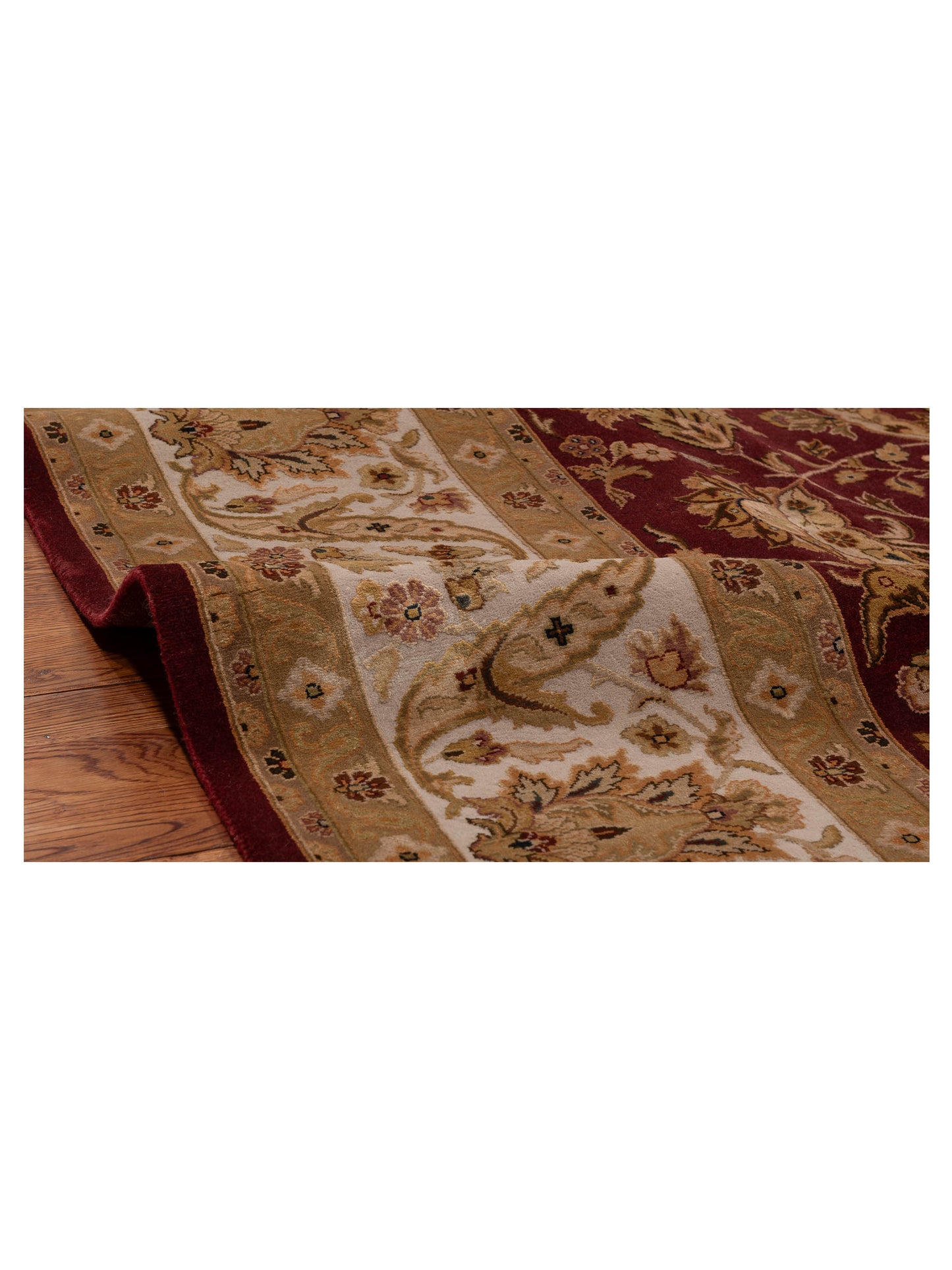 Imperial Silk 153485 Ivory Ivory 4x6 Hand Knotted Rug
