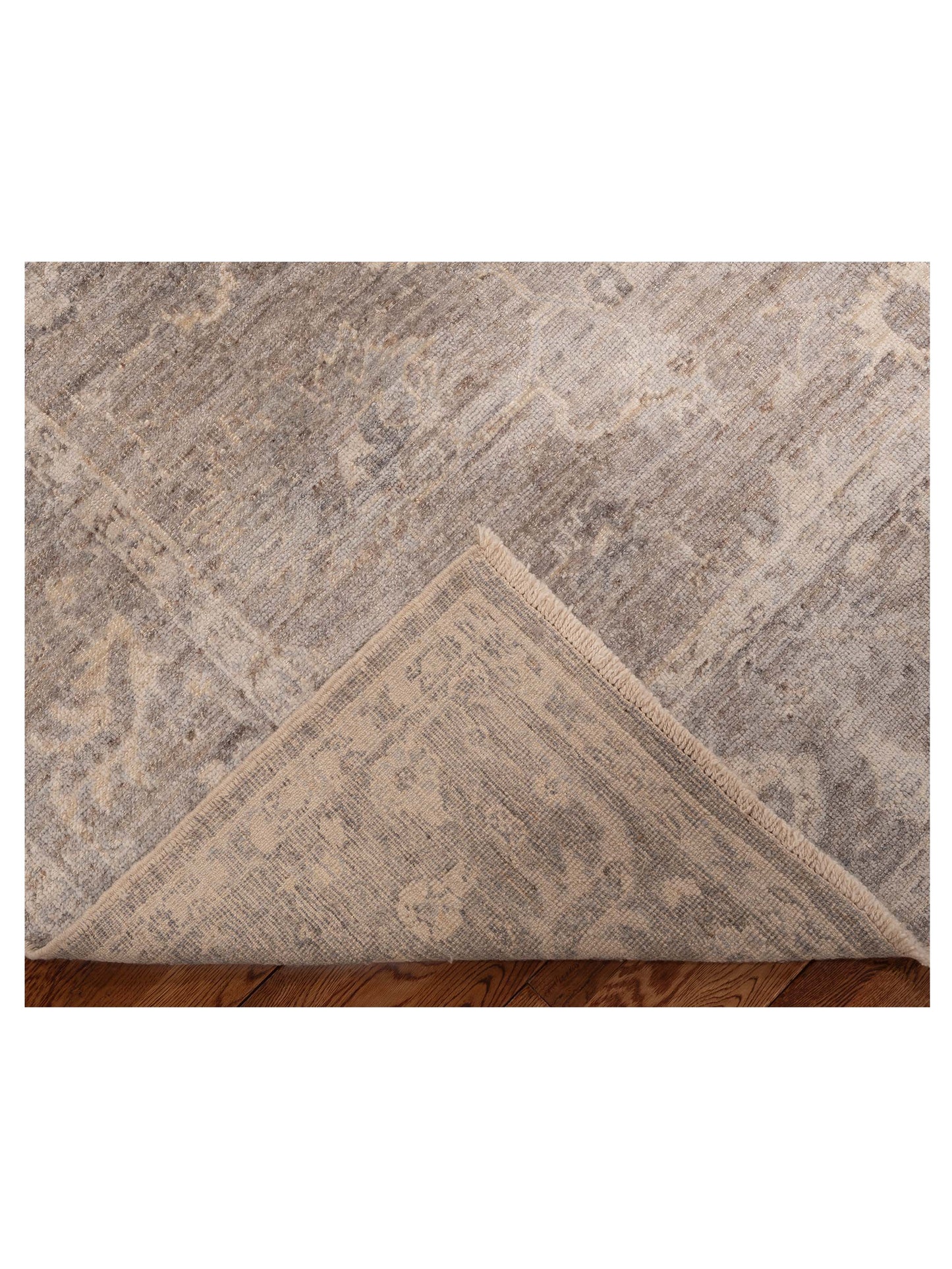 Angora Oushak 153501 Gray Gray 8.3x10 Hand Knotted Rug