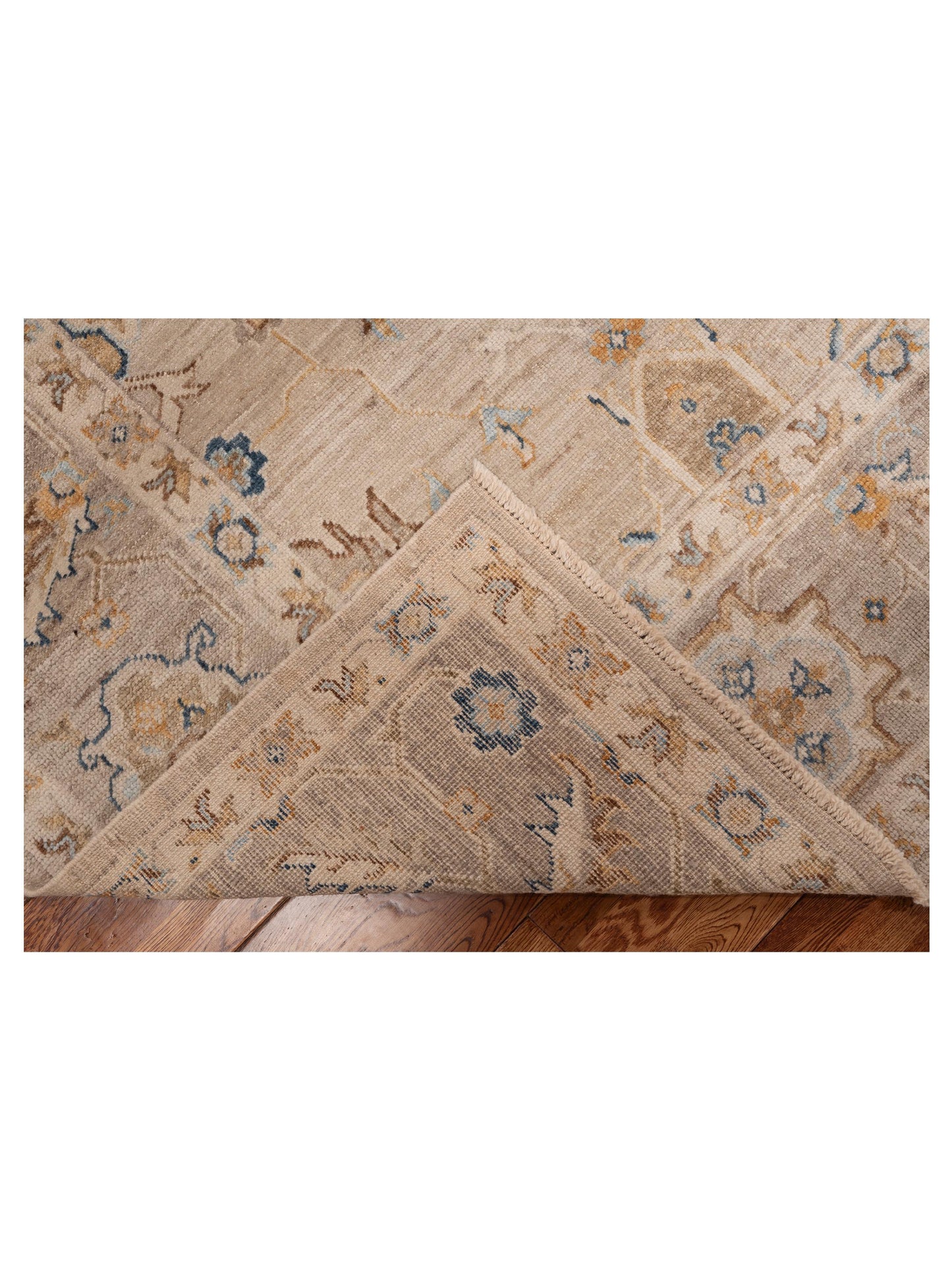 Angora Oushak 153534 Brown Brown 8.10x11.5 Hand Knotted Rug