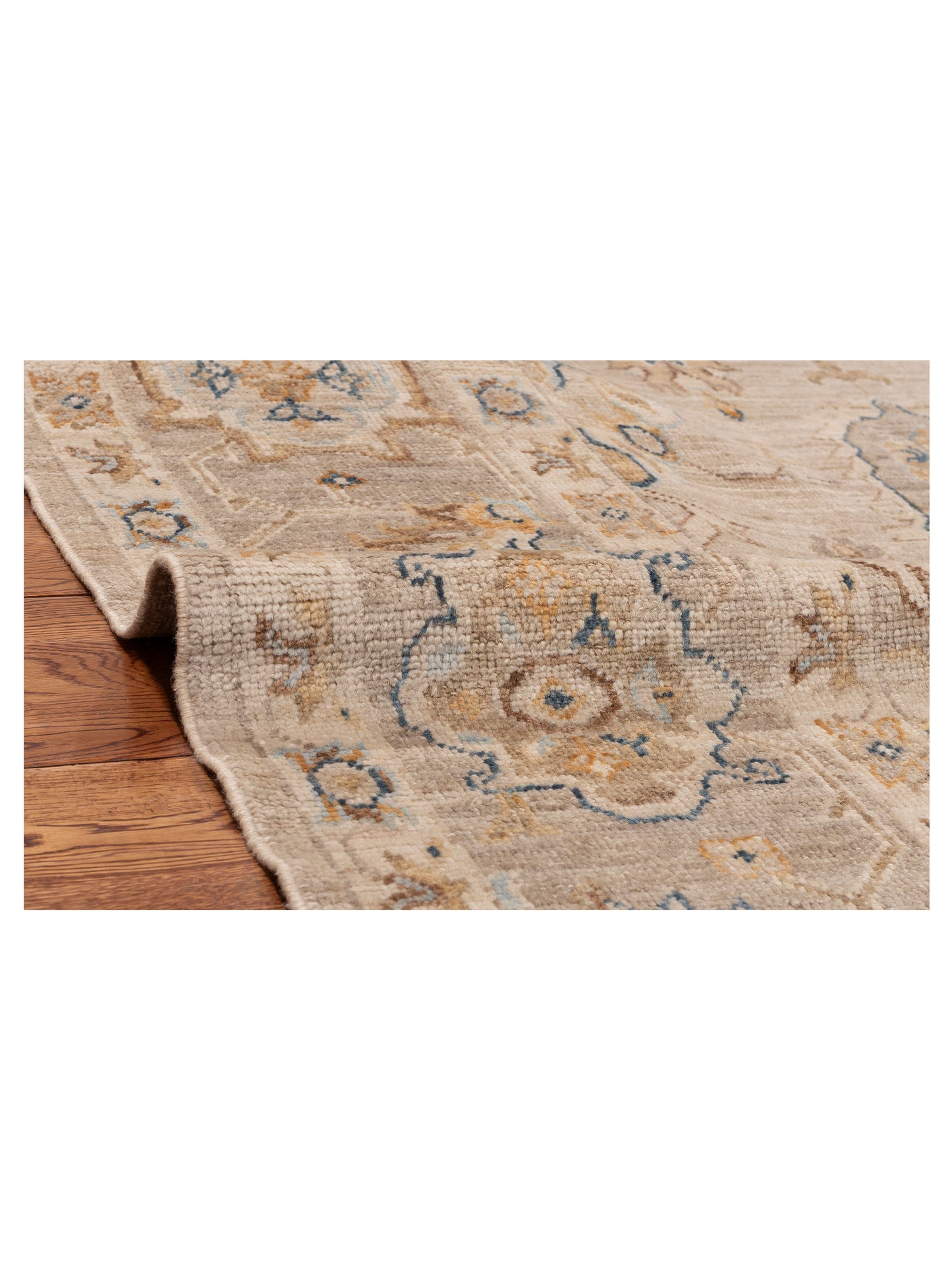 Angora Oushak 153534 Brown Brown 8.10x11.5 Hand Knotted Rug