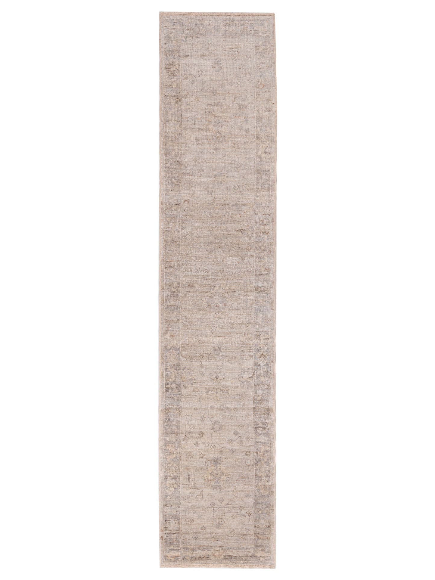 Anadol Angora Oushak Silver Gray Traditional