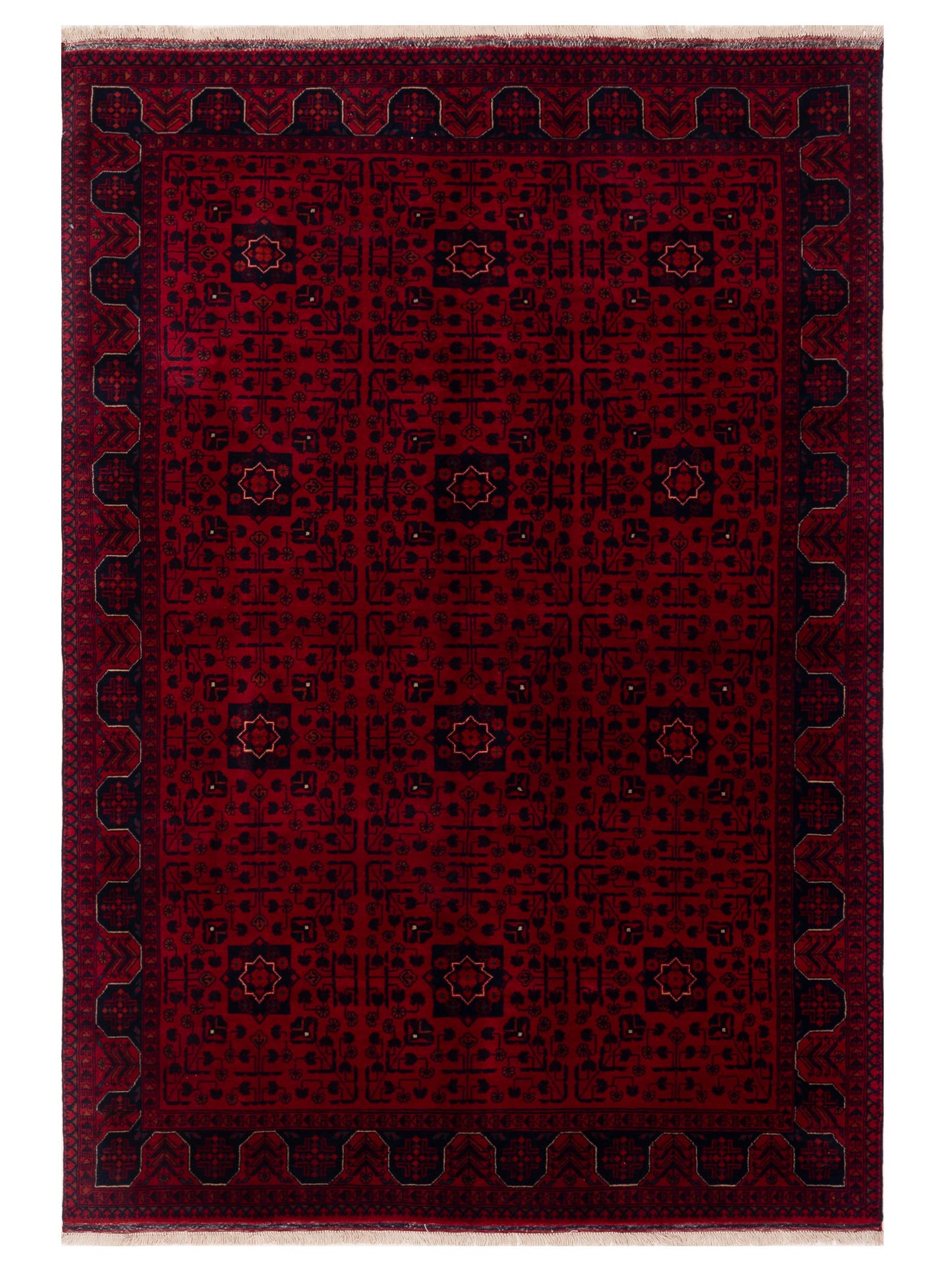 Nomad Afghan Belcik Red Navy Tribal