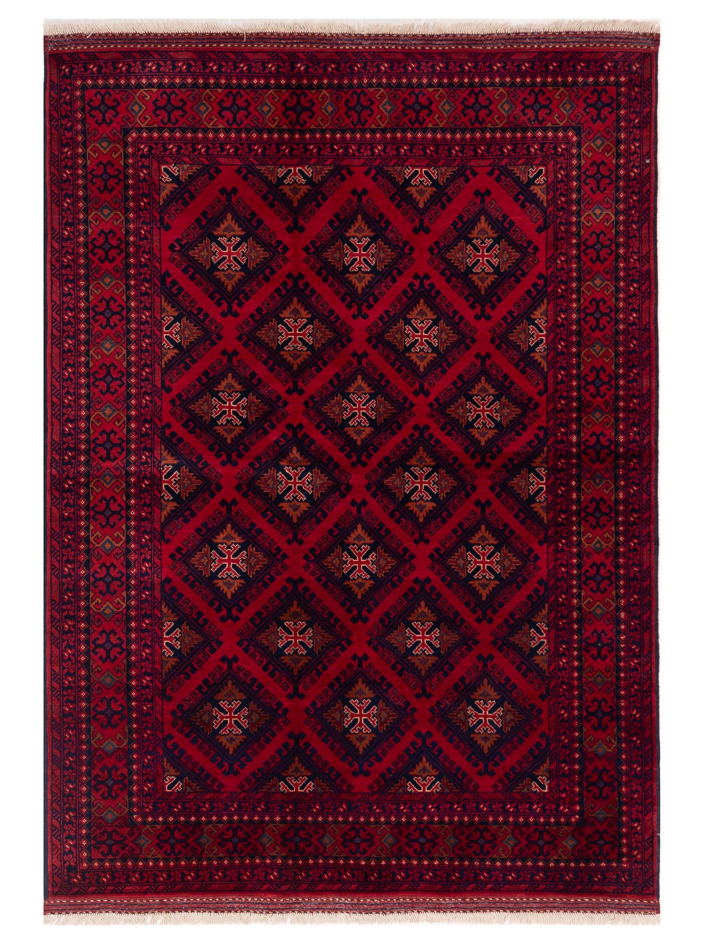 Nomad Afghan Belcik Red Navy Tribal