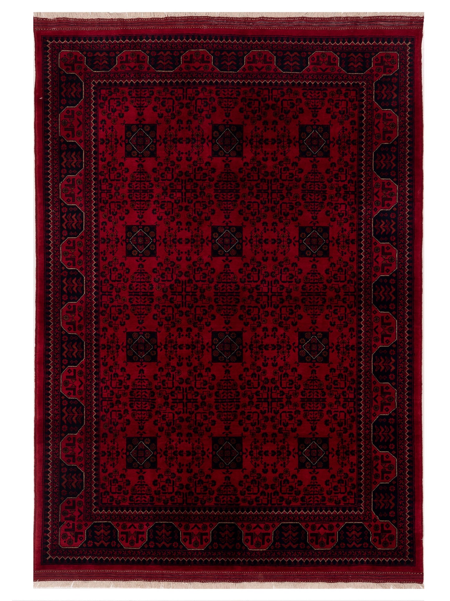 Nomad Afghan Belcik Red Navy Tribal
