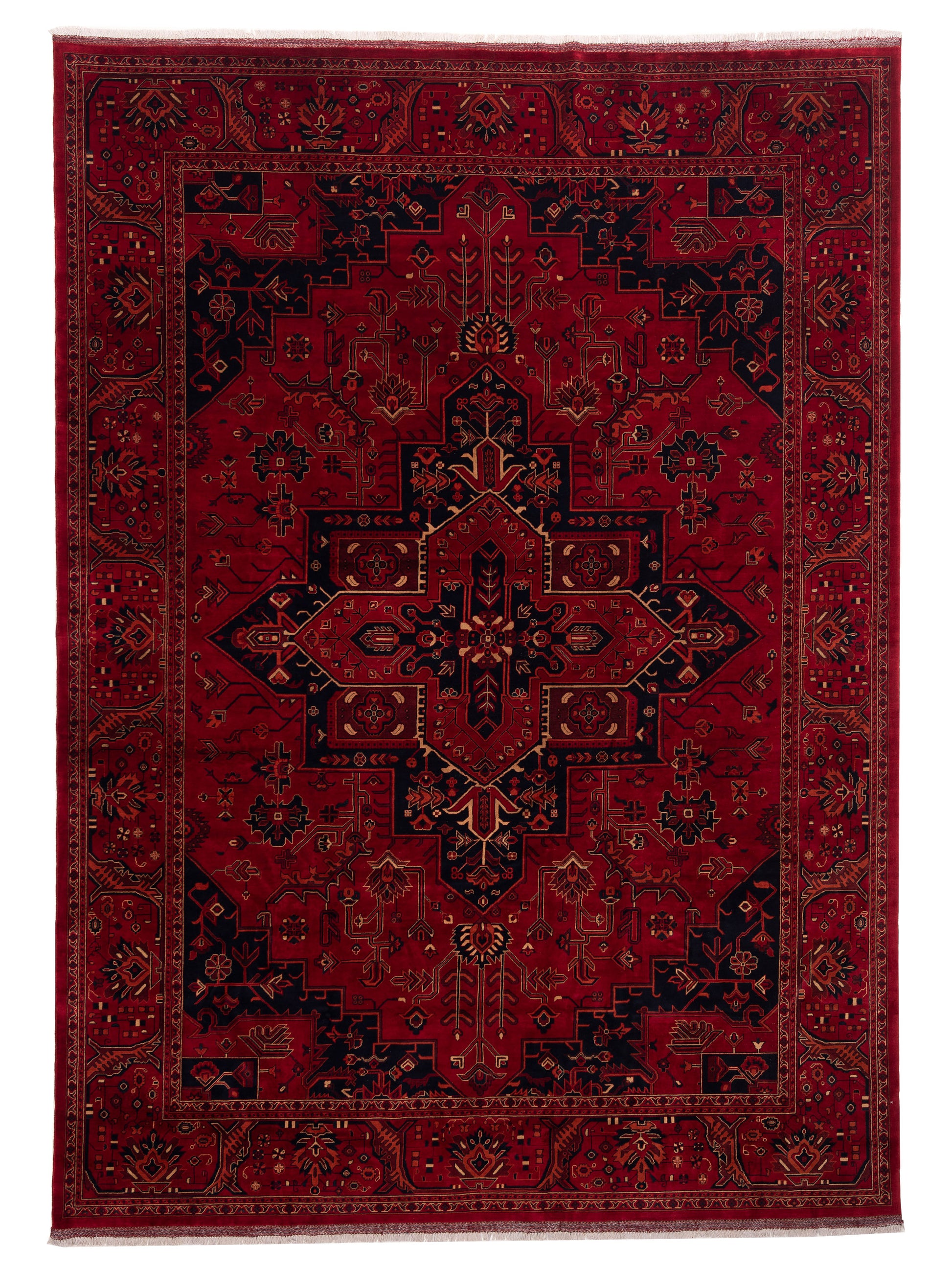 Nomad Afghan Belcik  Red Navy Tribal