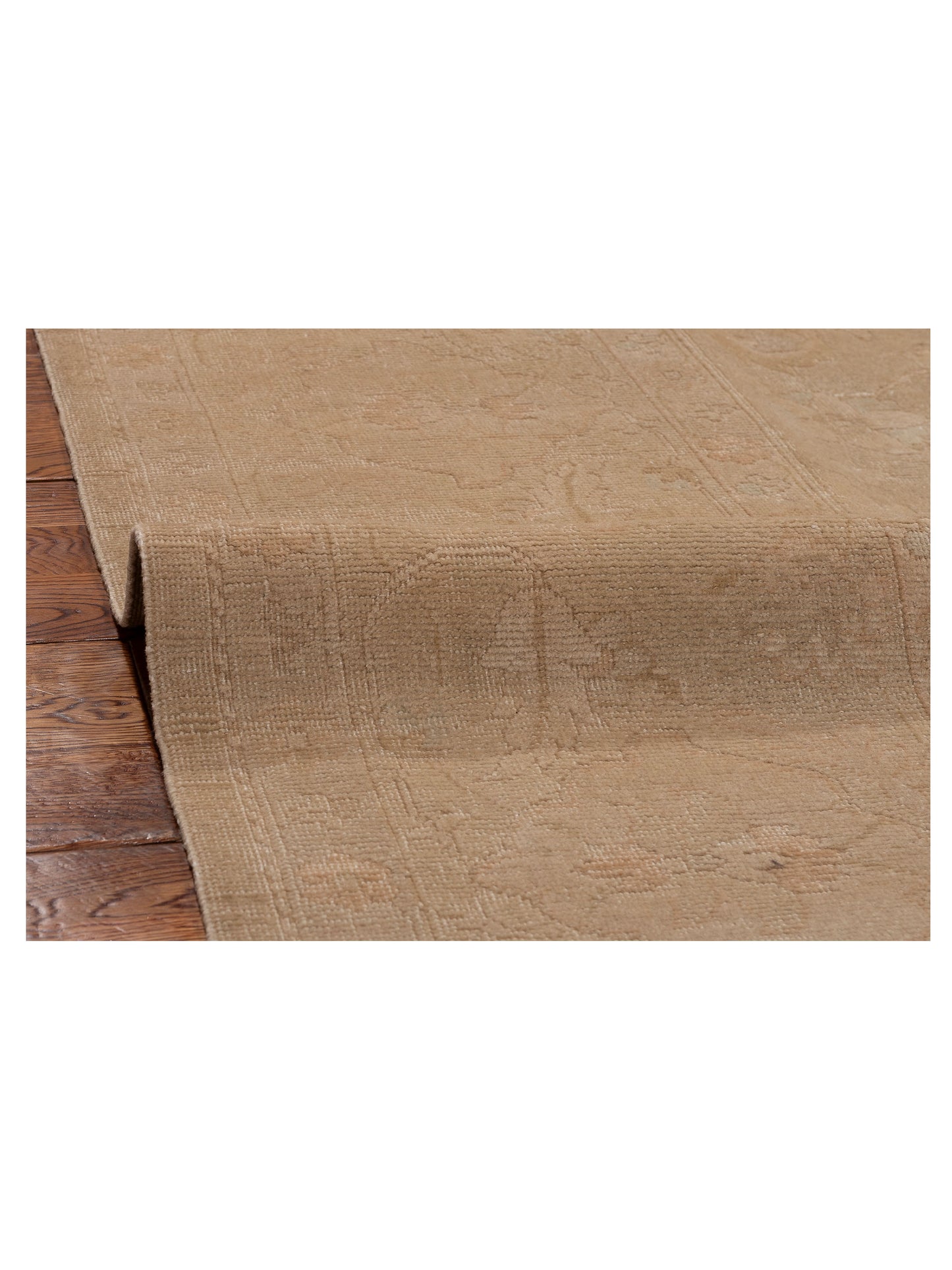 Vintage 153629 Cream Cream 10.2x14.2 Hand Knotted Rug