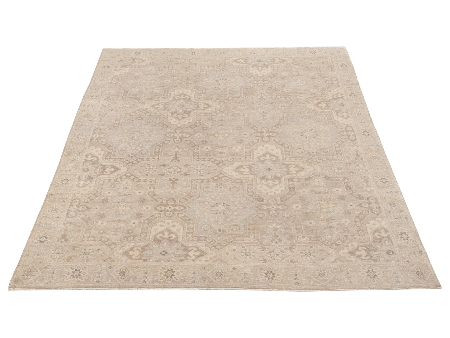 Andalusia 153633 Brown Brown 8.3x9.7 Hand Knotted Rug