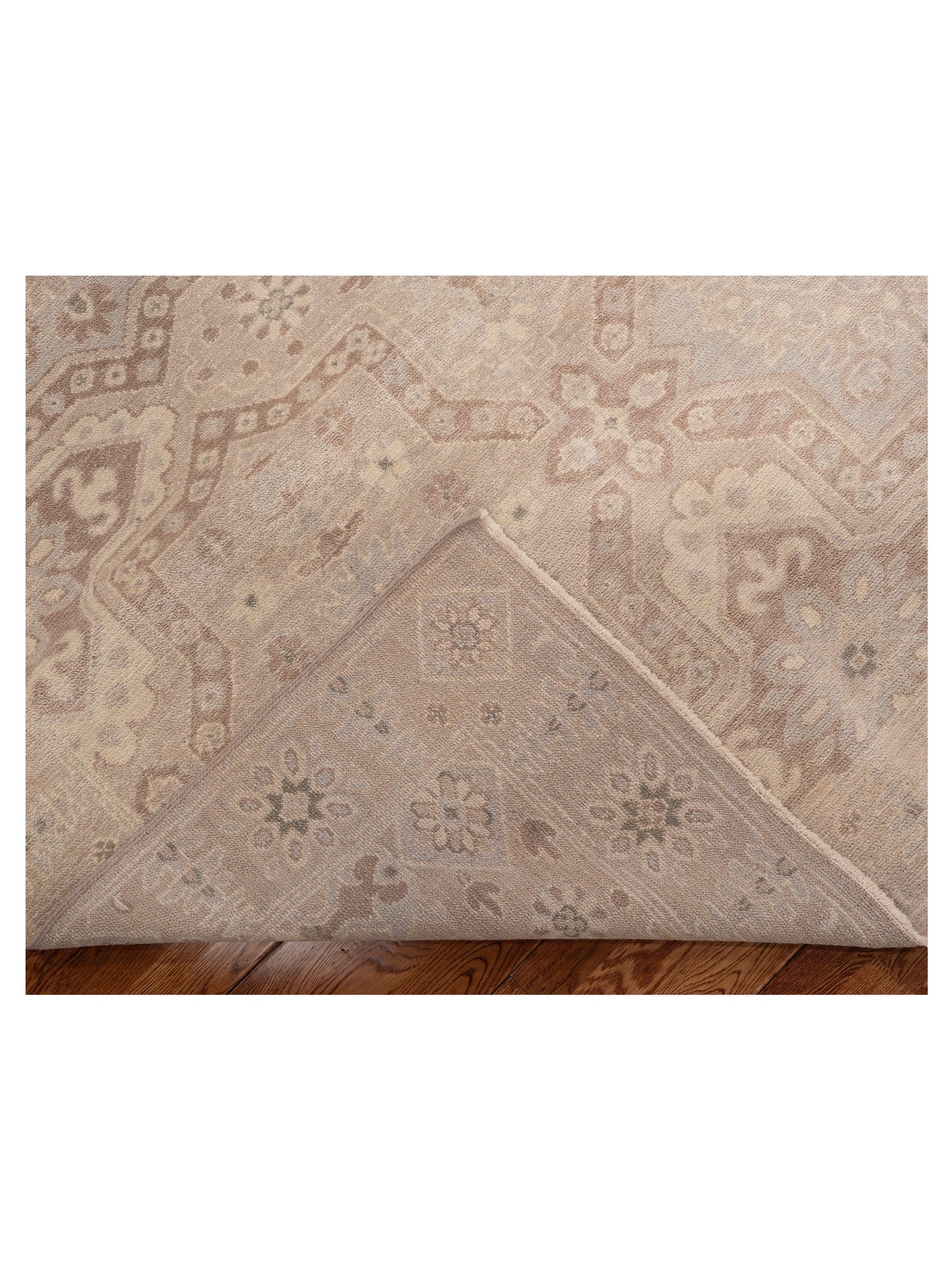 Andalusia 153633 Brown Brown 8.3x9.7 Hand Knotted Rug