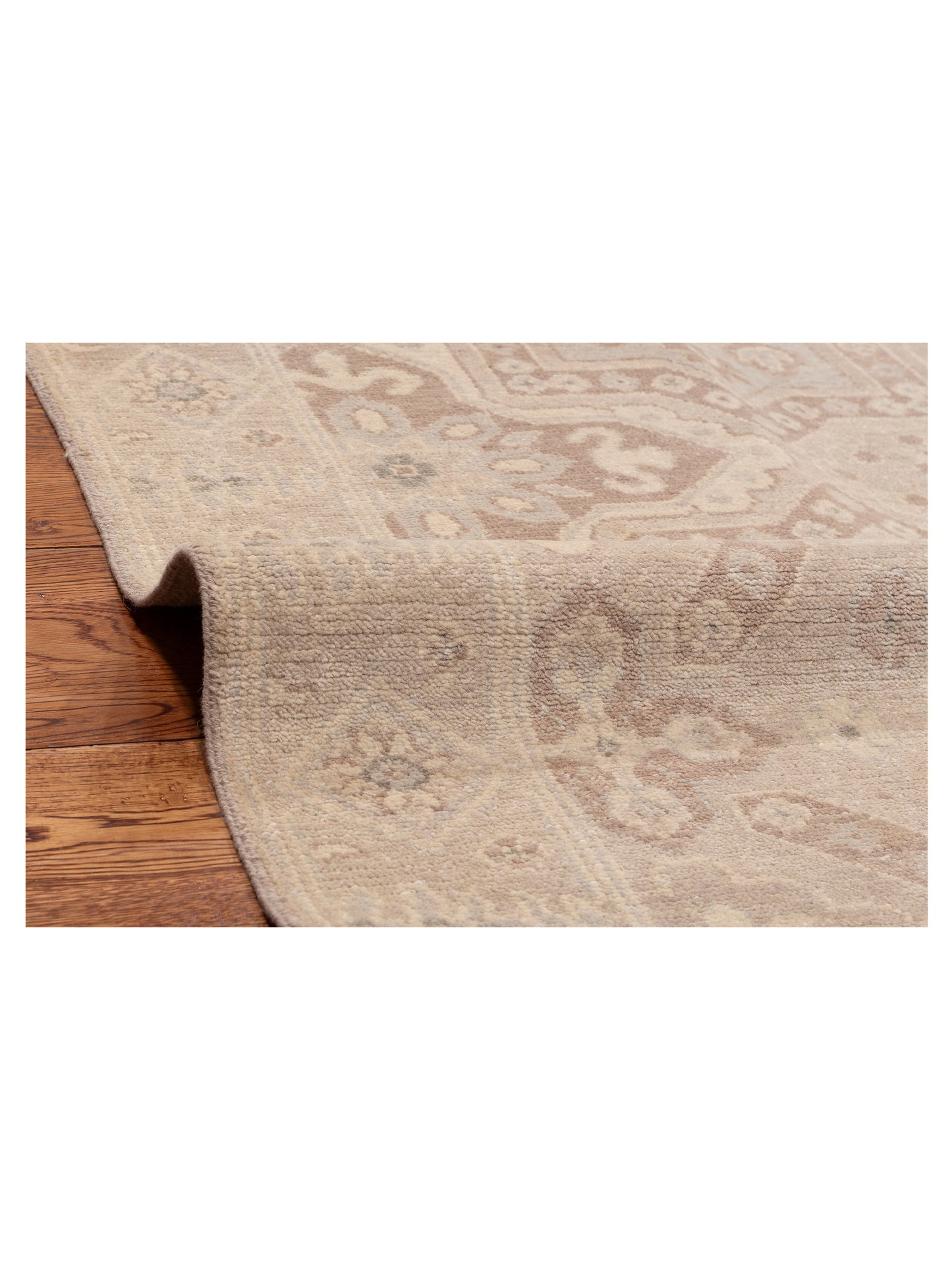 Andalusia 153633 Brown Brown 8.3x9.7 Hand Knotted Rug