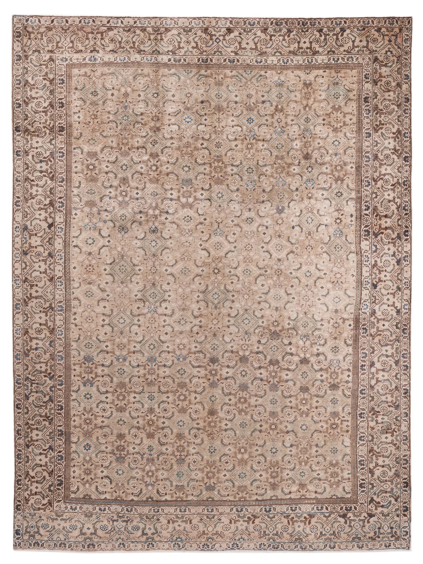 Pasha Antique Heirloom Brown Brown Traditional