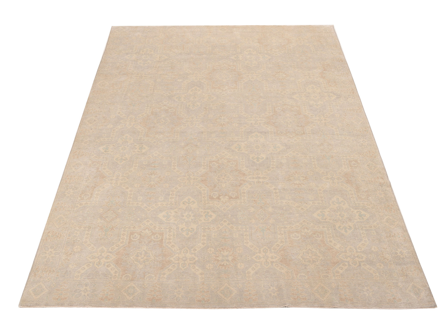 Andalusia 153637 Silver Green 10.2x13.6 Hand Knotted Rug