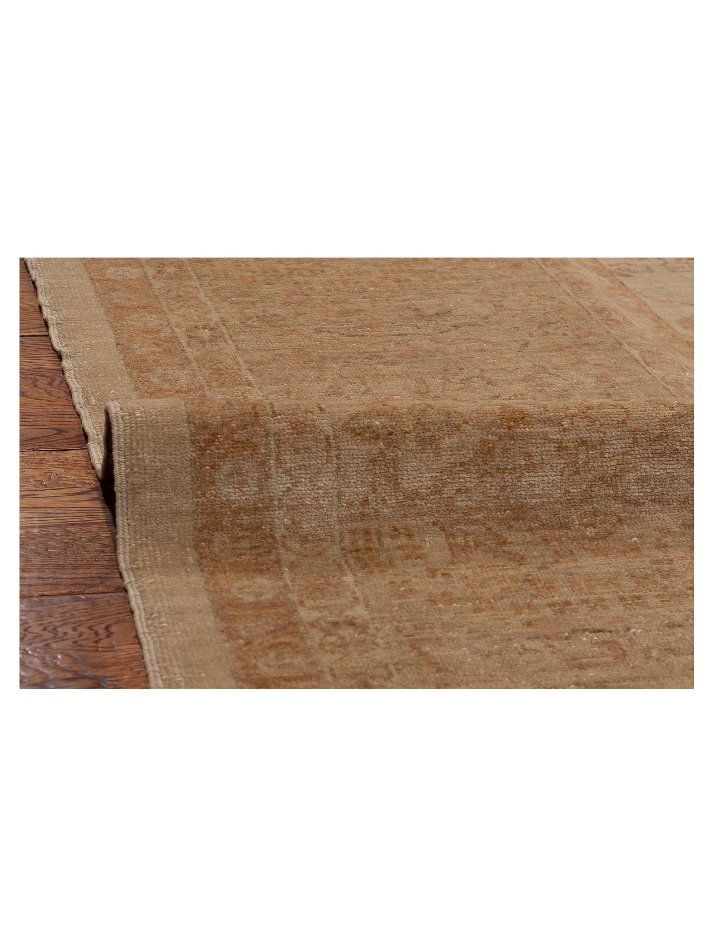 Yasemin Melis Ivory Gold 10.3x13.7 Hand Knotted Rug