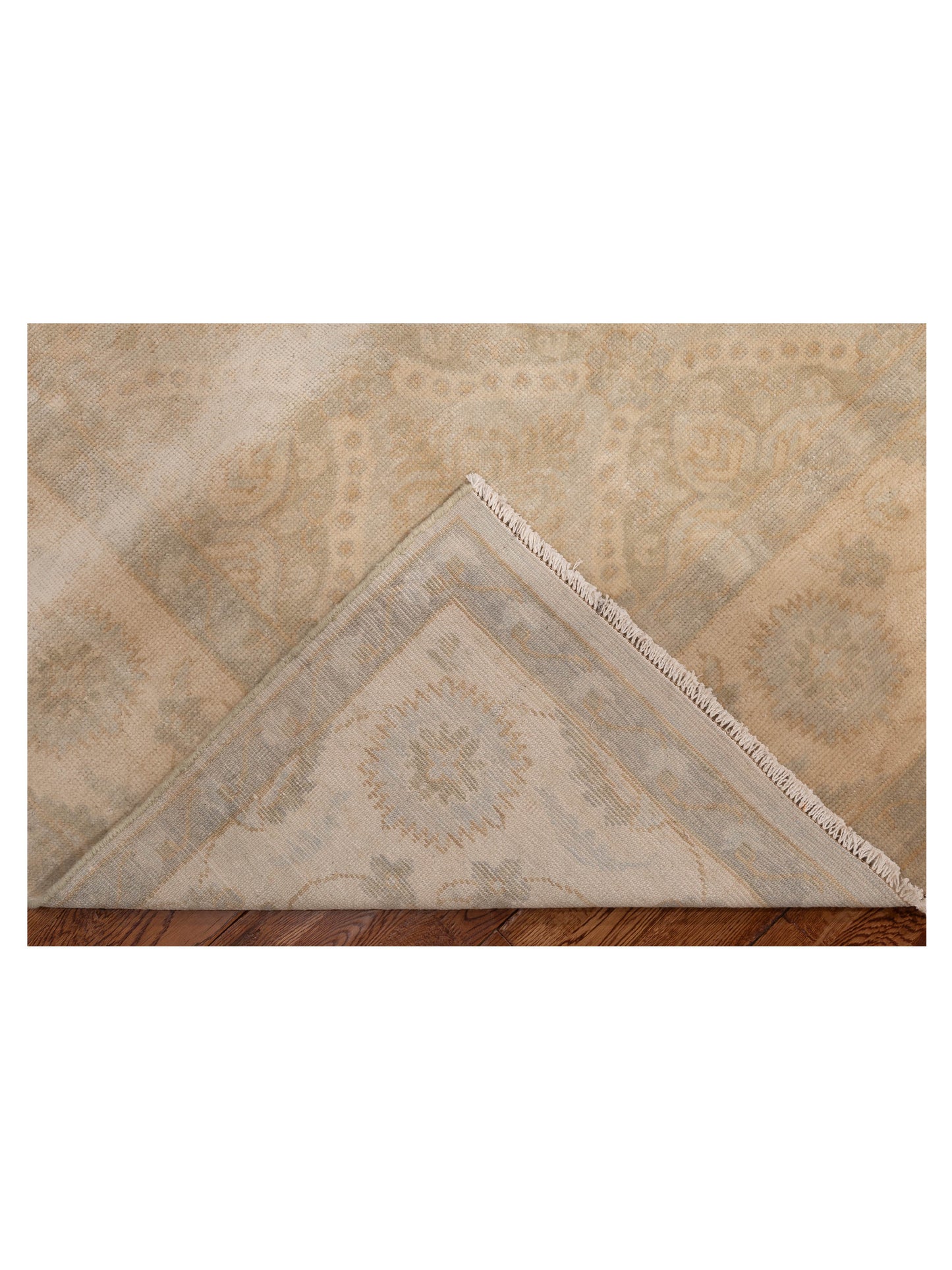 Stella 153659 Green Ivory 9.2x12 Hand Knotted Rug