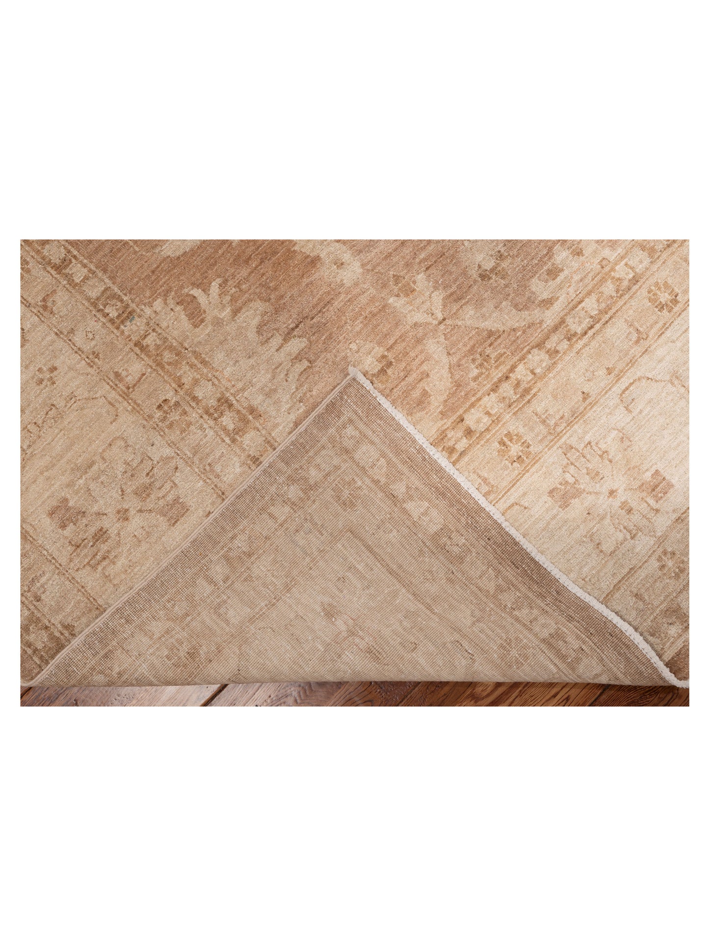Sultan 153662 Brown Ivory 8.11x11.7 Hand Knotted Rug